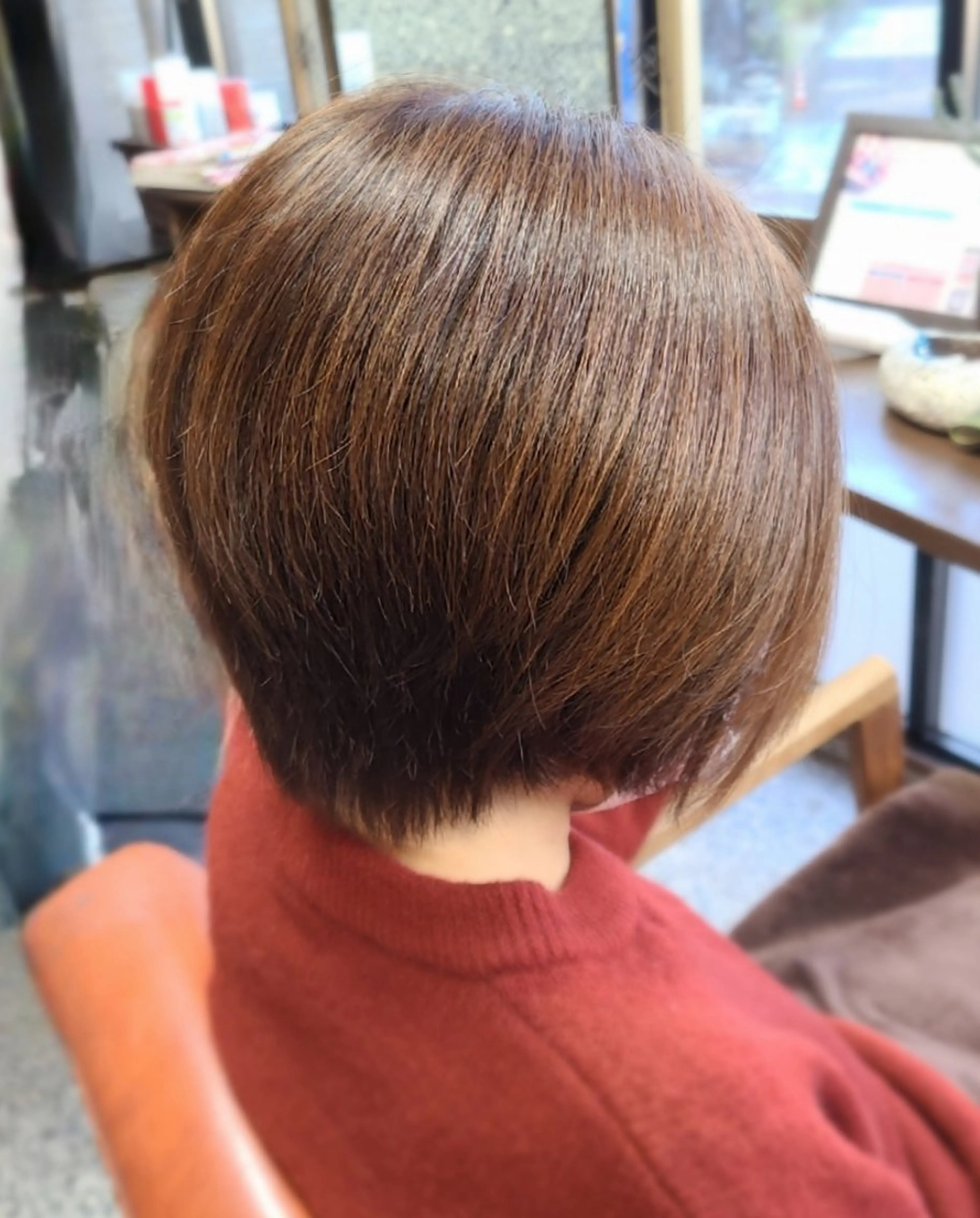 ショート くびれヘア ショートヘア カット 桐島 令奈のヘアスタイル