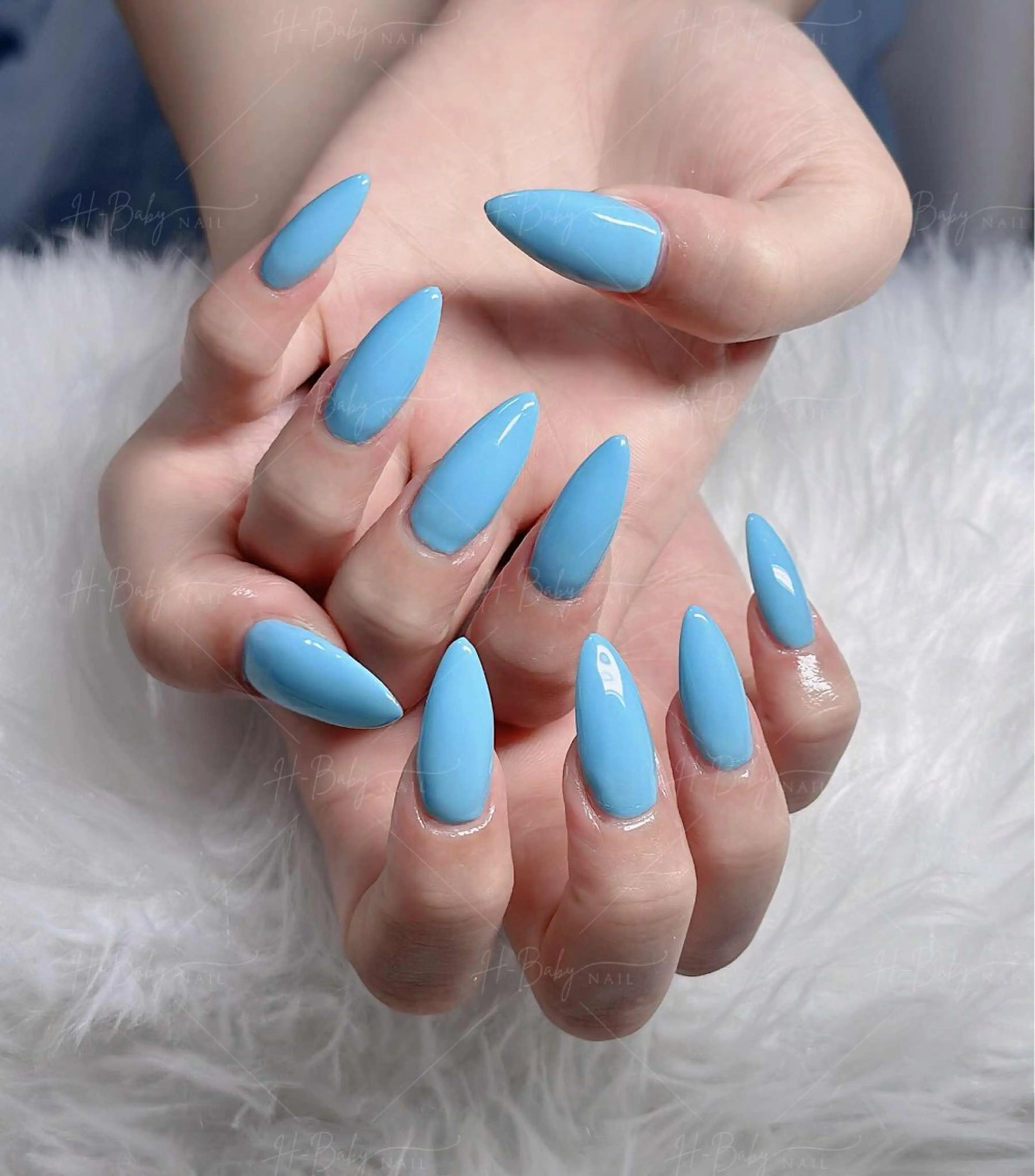 ネイル アートネイル 成人式 ジェルネイル ニュアンスネイル 夏ネイル ハンドネイル neco H.babynailのネイルデザイン