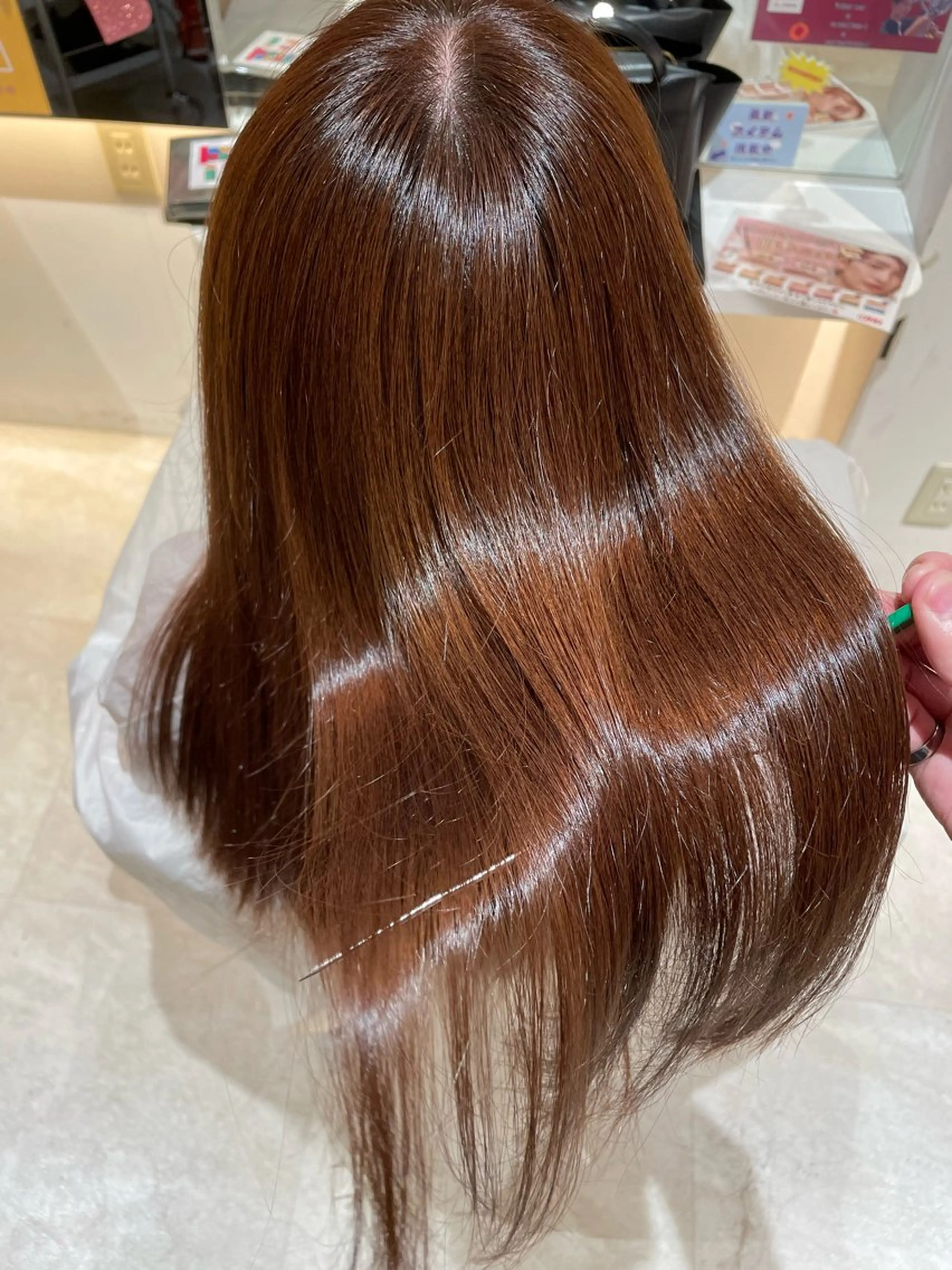 ロング 髪質改善 ヘアメイクWiLL所属・髪質改善・縮毛矯正 濱　泰賀のヘアスタイル