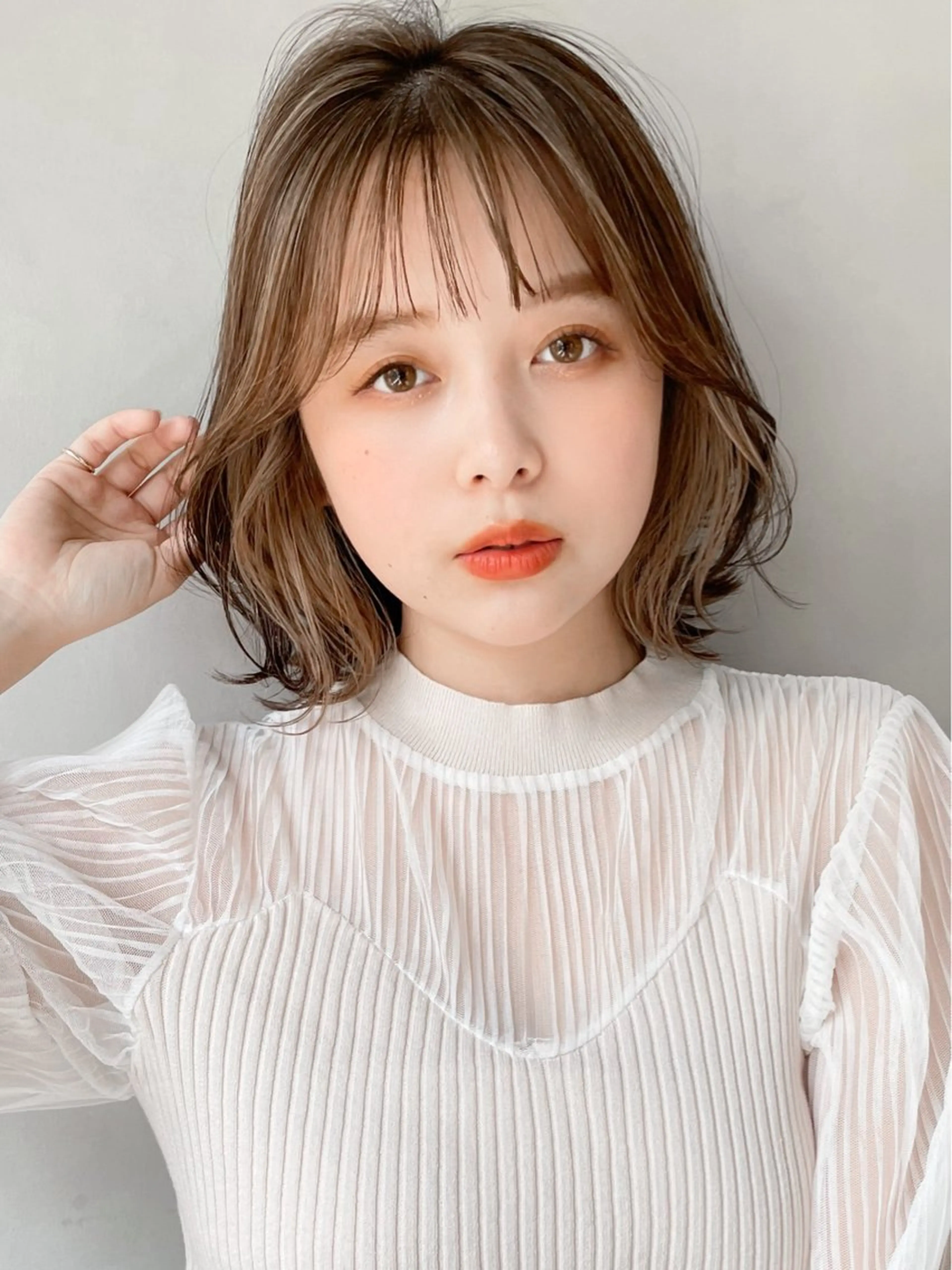 ミディアム カラー 【lyann表参道】 大内優衣のヘアスタイル