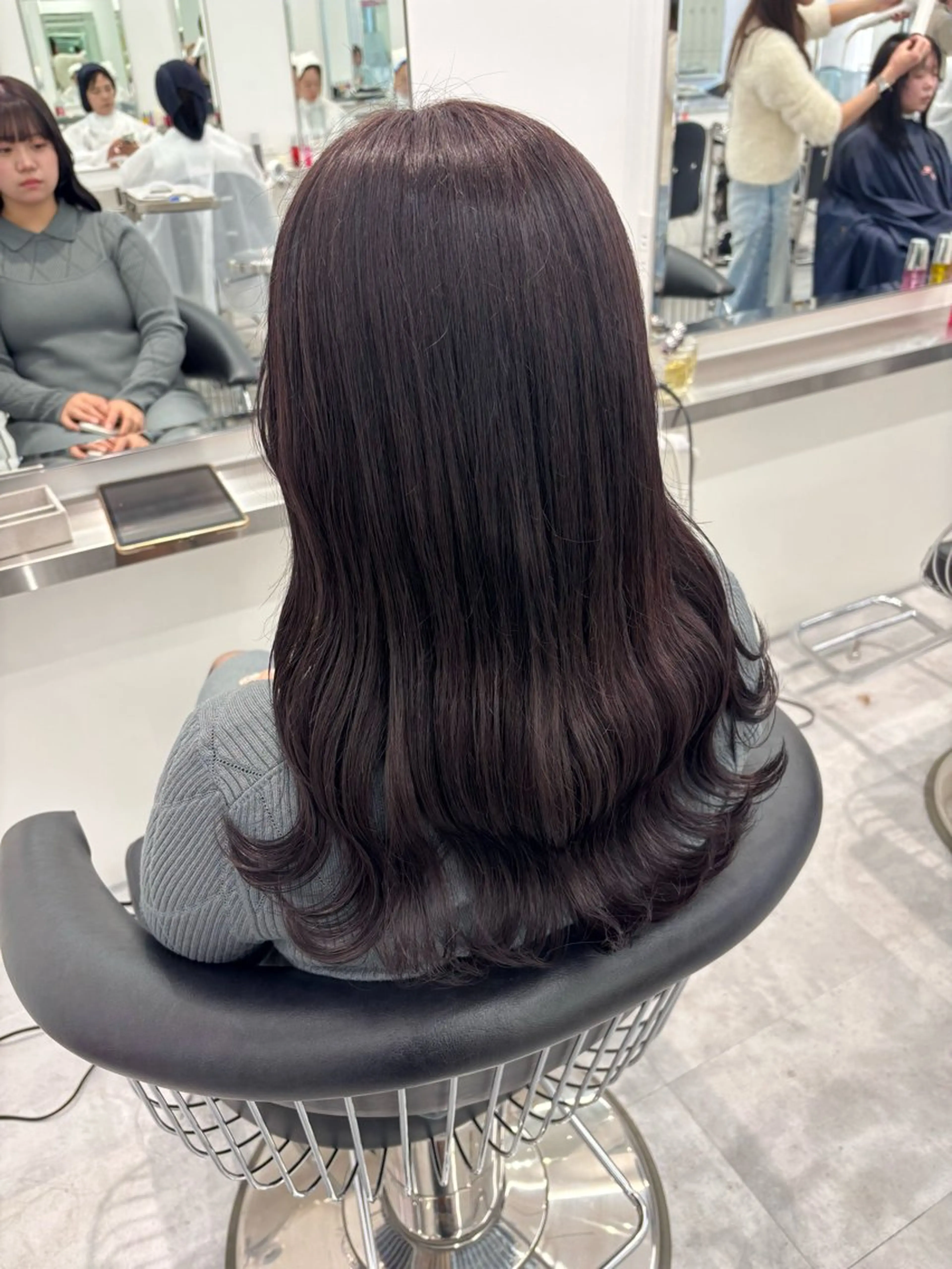 ロング カラー ロング カット ヘアカラー ParveMix 🐾鳥取彩花のヘアスタイル