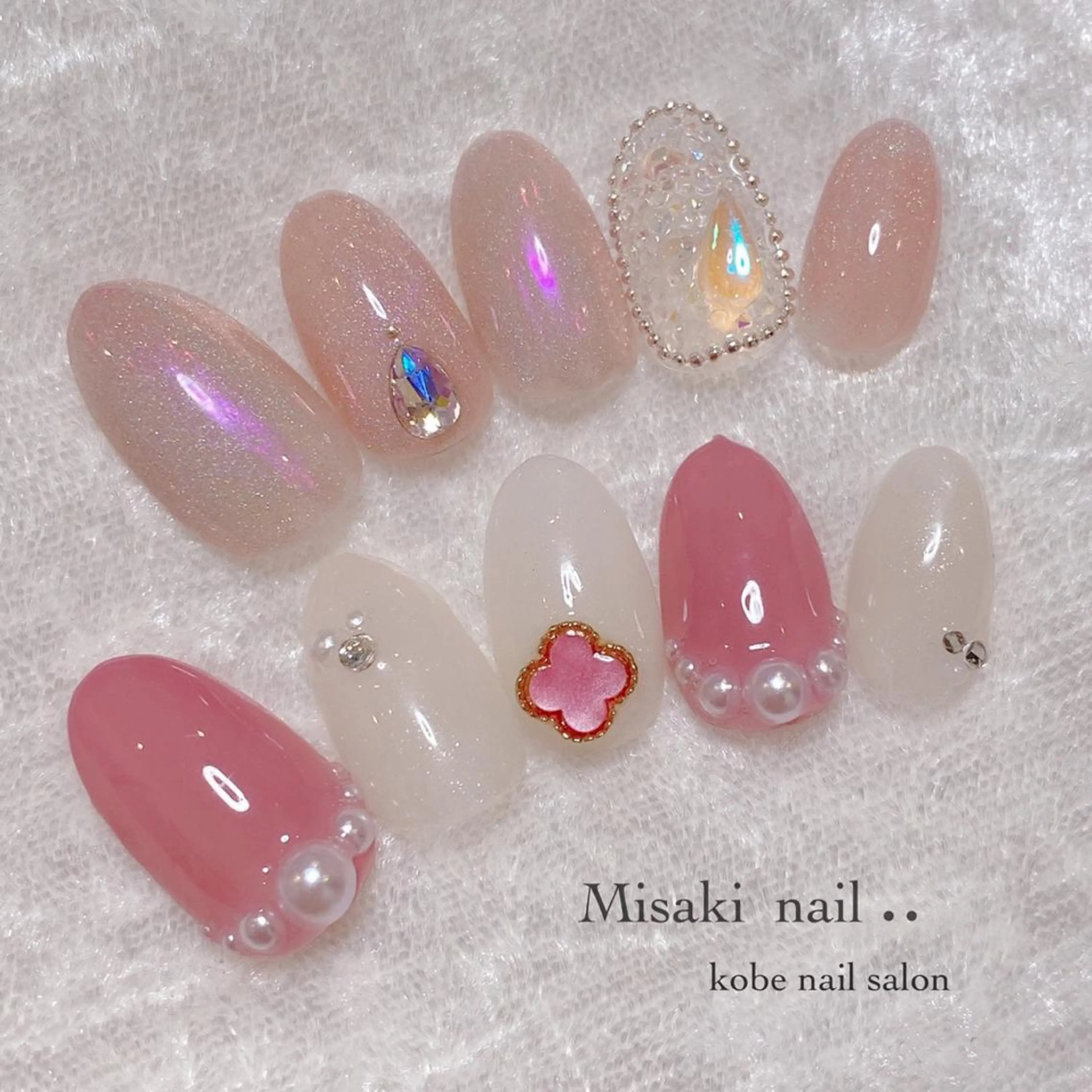 ネイル 韓国ネイル ワンホンネイル ハンドネイル nailsalon miinailsのネイルデザイン