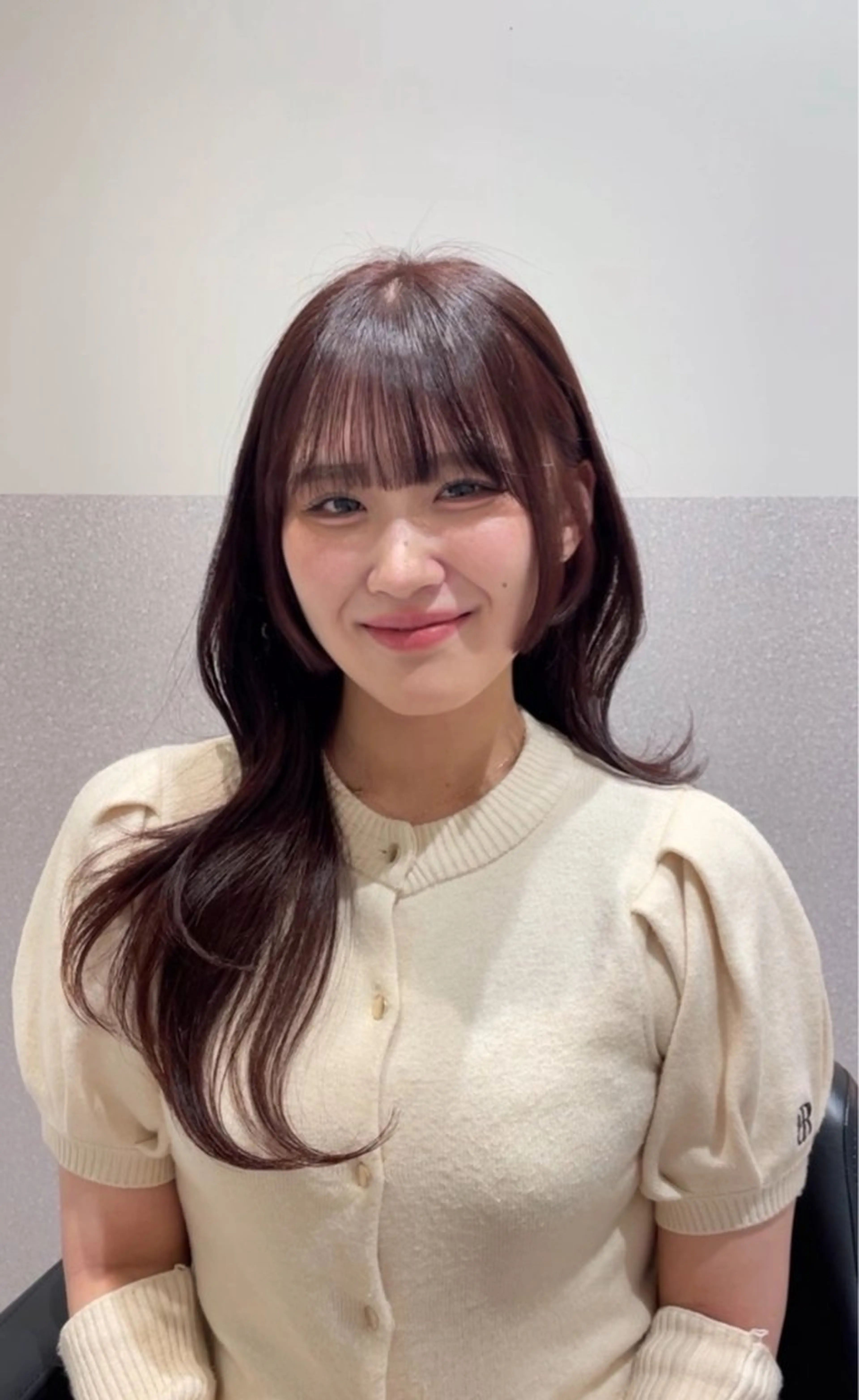 ロング 韓国風ヘア レイヤーカット カット ヘアカラー トリートメント ❤︎︎韓国ヘア❤︎︎ 𝑺𝒉𝒊𝒉𝒐のヘアスタイル