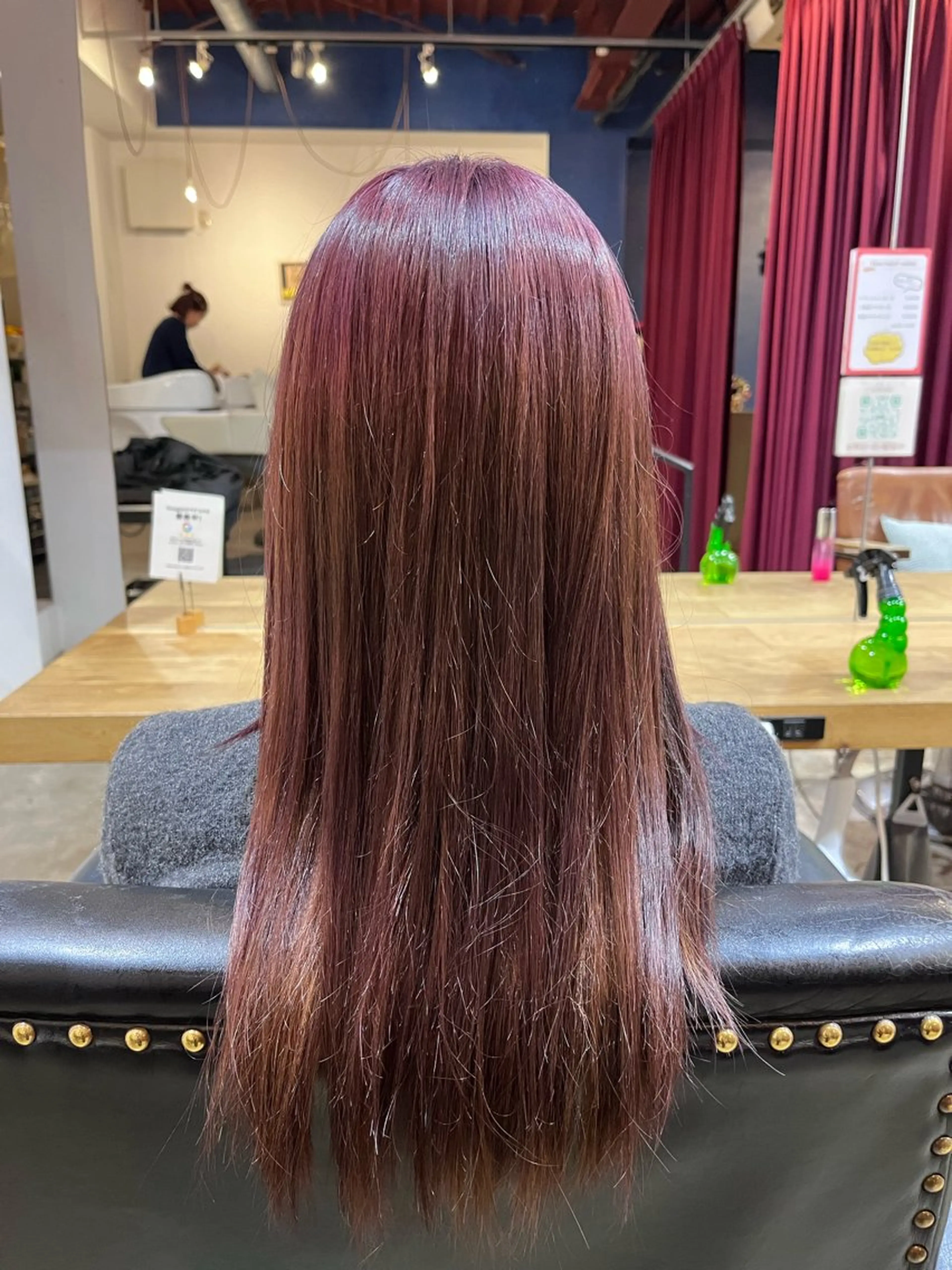 ロング カラー バイオレットカラー 戸井 悠斗のヘアスタイル