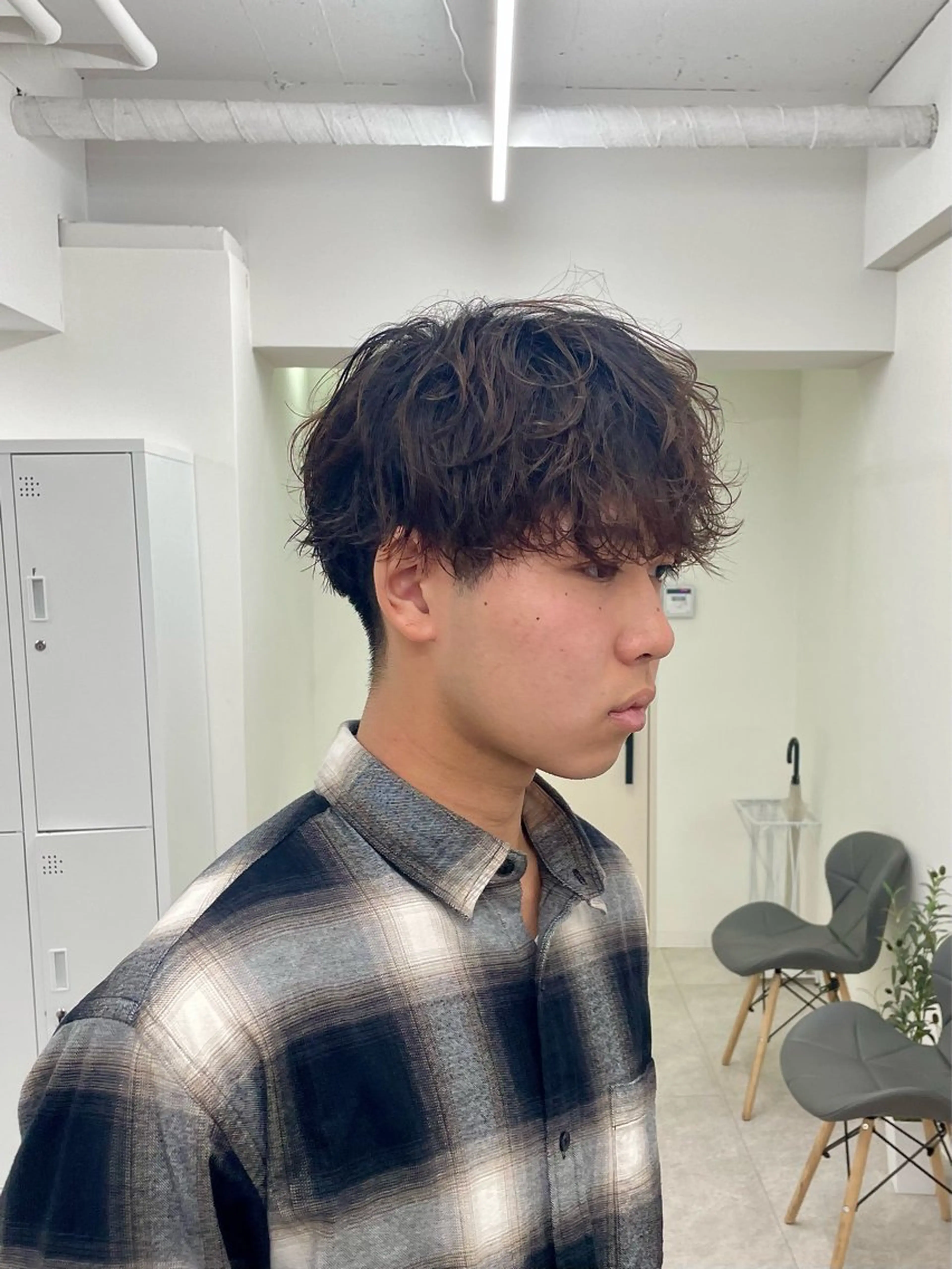 ショート パーマ メンズ カット パーマ メンズ特化 /KAKERUのヘアスタイル