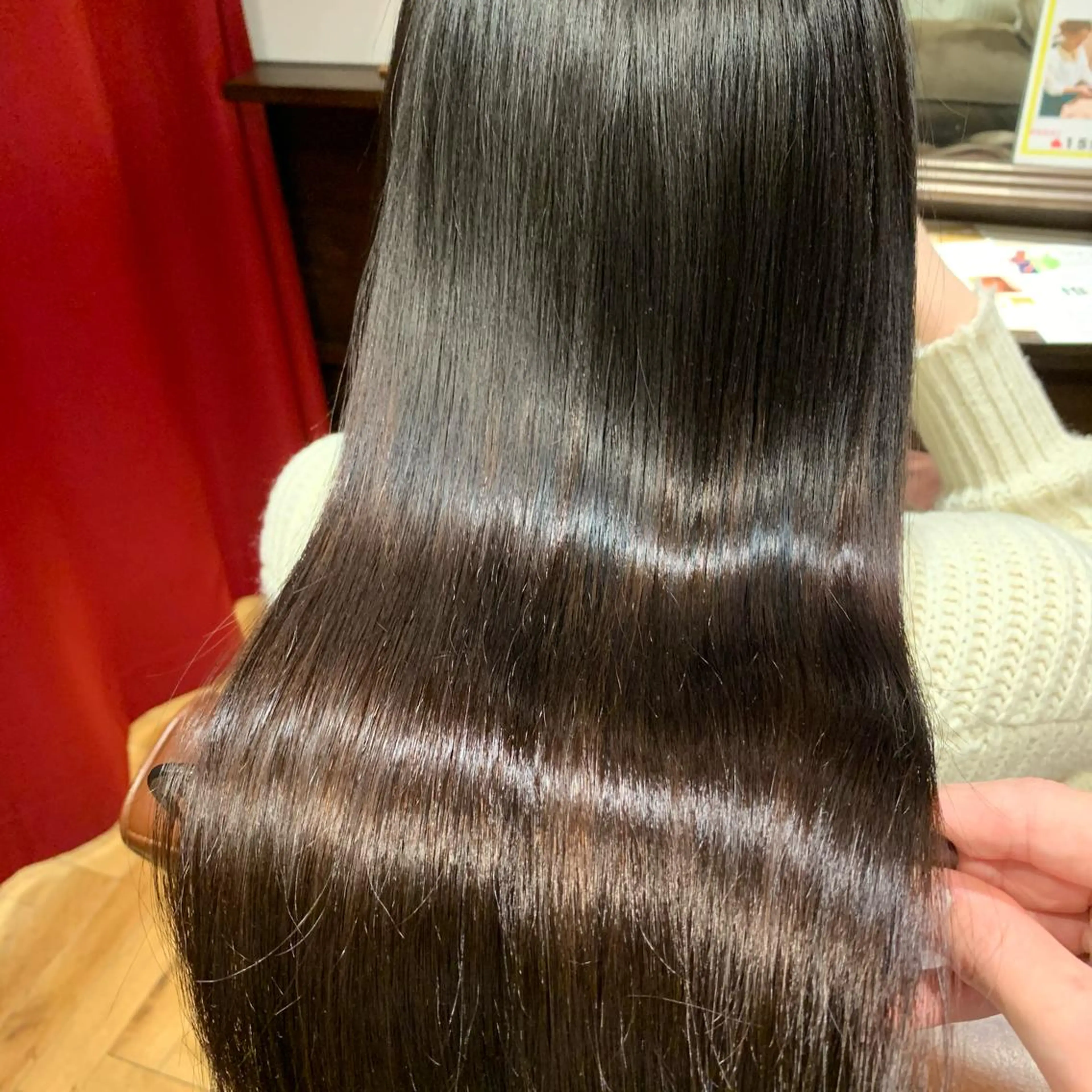 ロング トリートメント beautism clock所属・韓国風🇰🇷うる艶 レイヤー/海青🫧のヘアスタイル