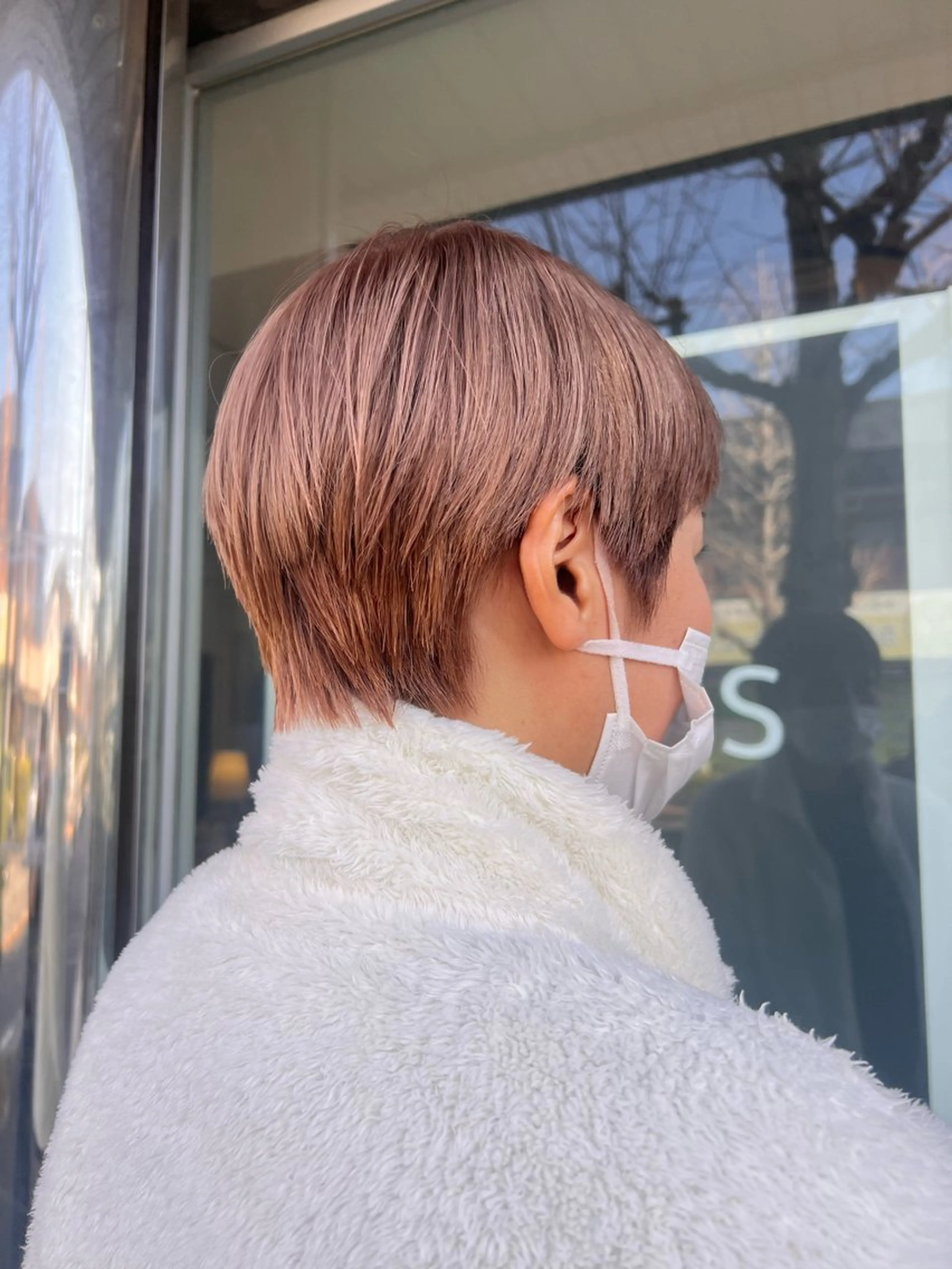 ショート ヘアカラー リリカ🐈‍⬛ブリー チカラー/上永谷のヘアスタイル