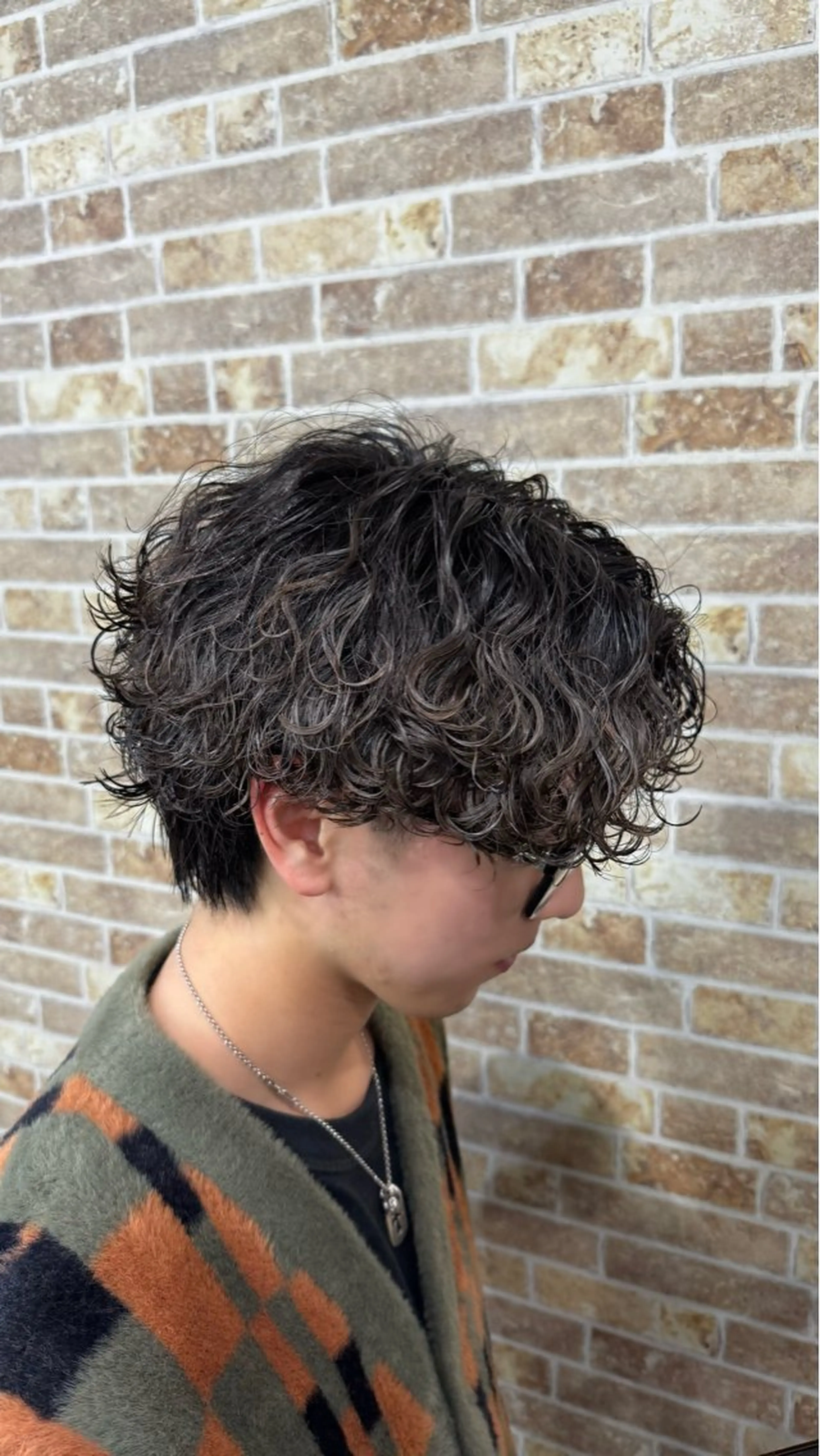 パーマ メンズ カット パーマ トリートメント ヘアセット 👑メンズパーマの 天才店長望月👑のヘアスタイル