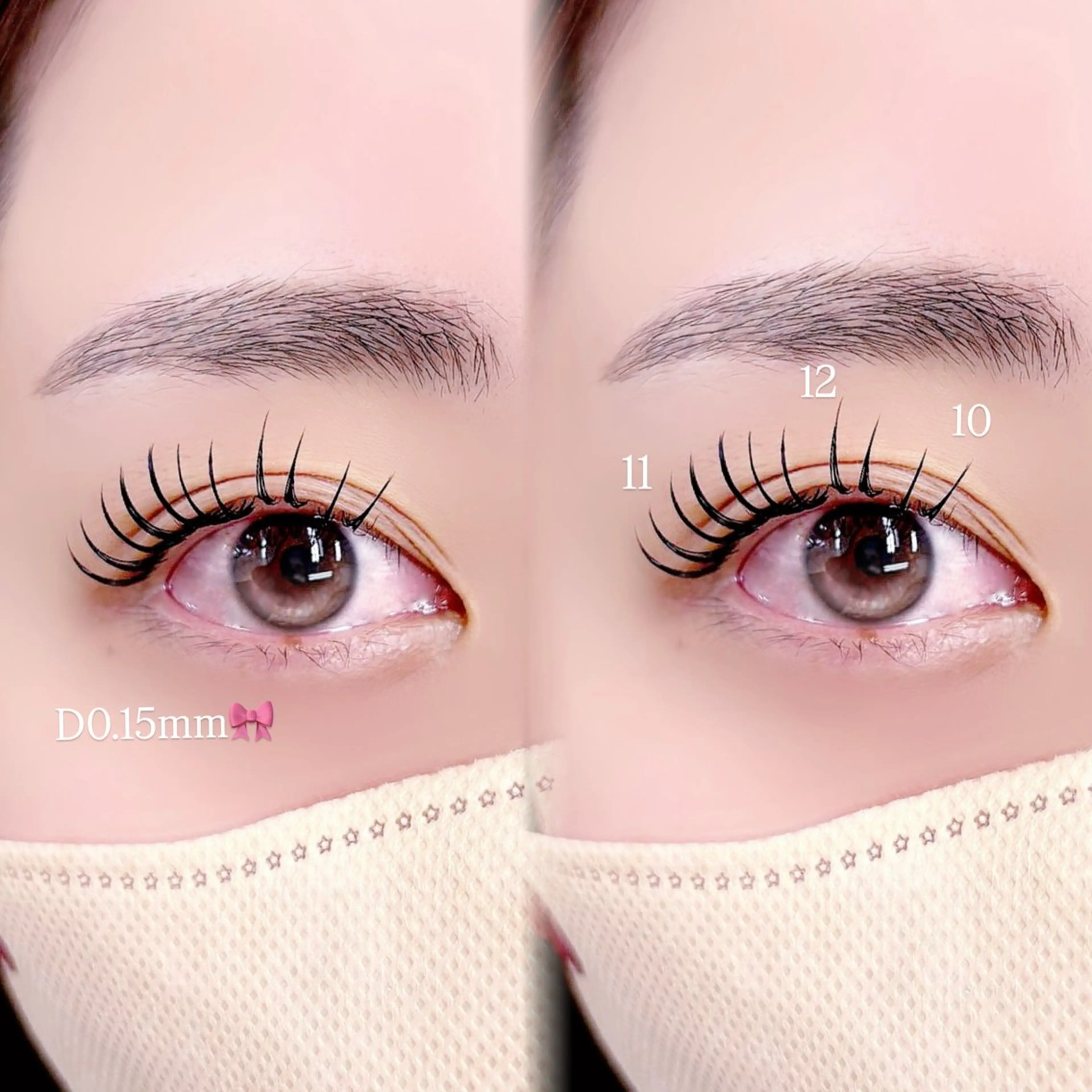 マツエク・マツパ eyesalon LANAのマツエク・マツパデザイン