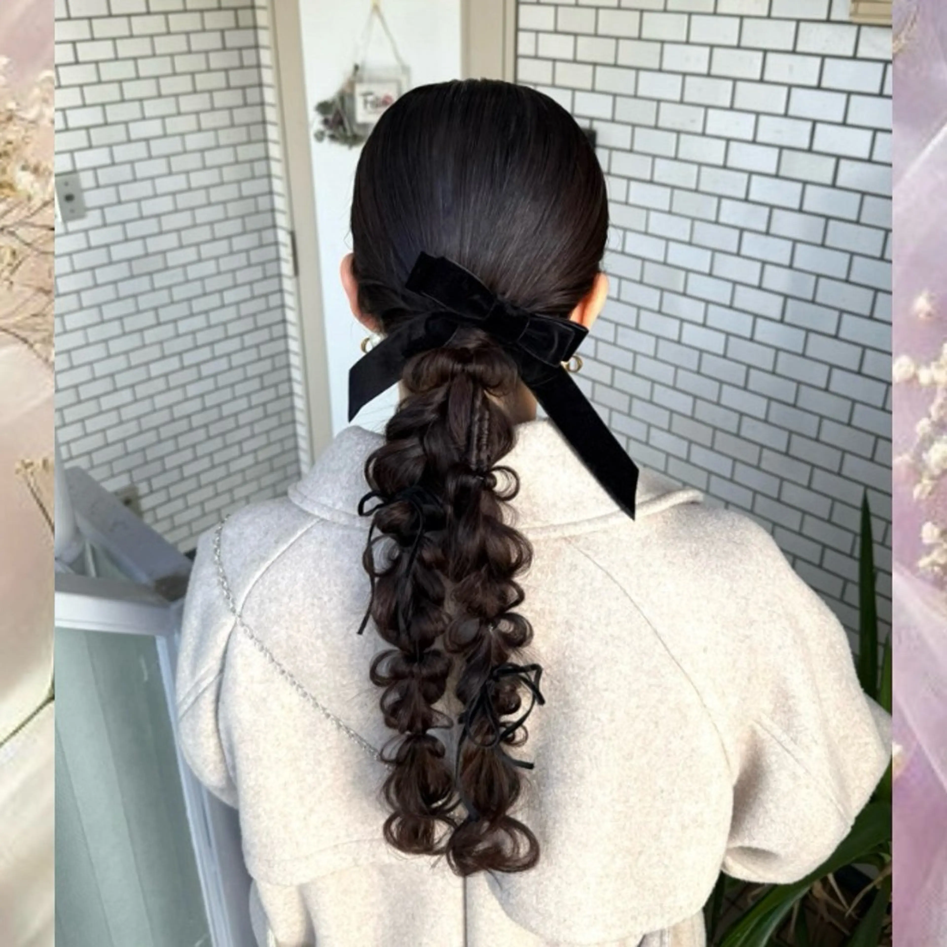 ロング ヘアアレンジ 成人式 ハーフアップ 結婚式・ブライダル デート 卒業式のヘアスタイル ヘアセット 褒められヘアメイク /‎ボブ女子🐶みおのその他イメージ