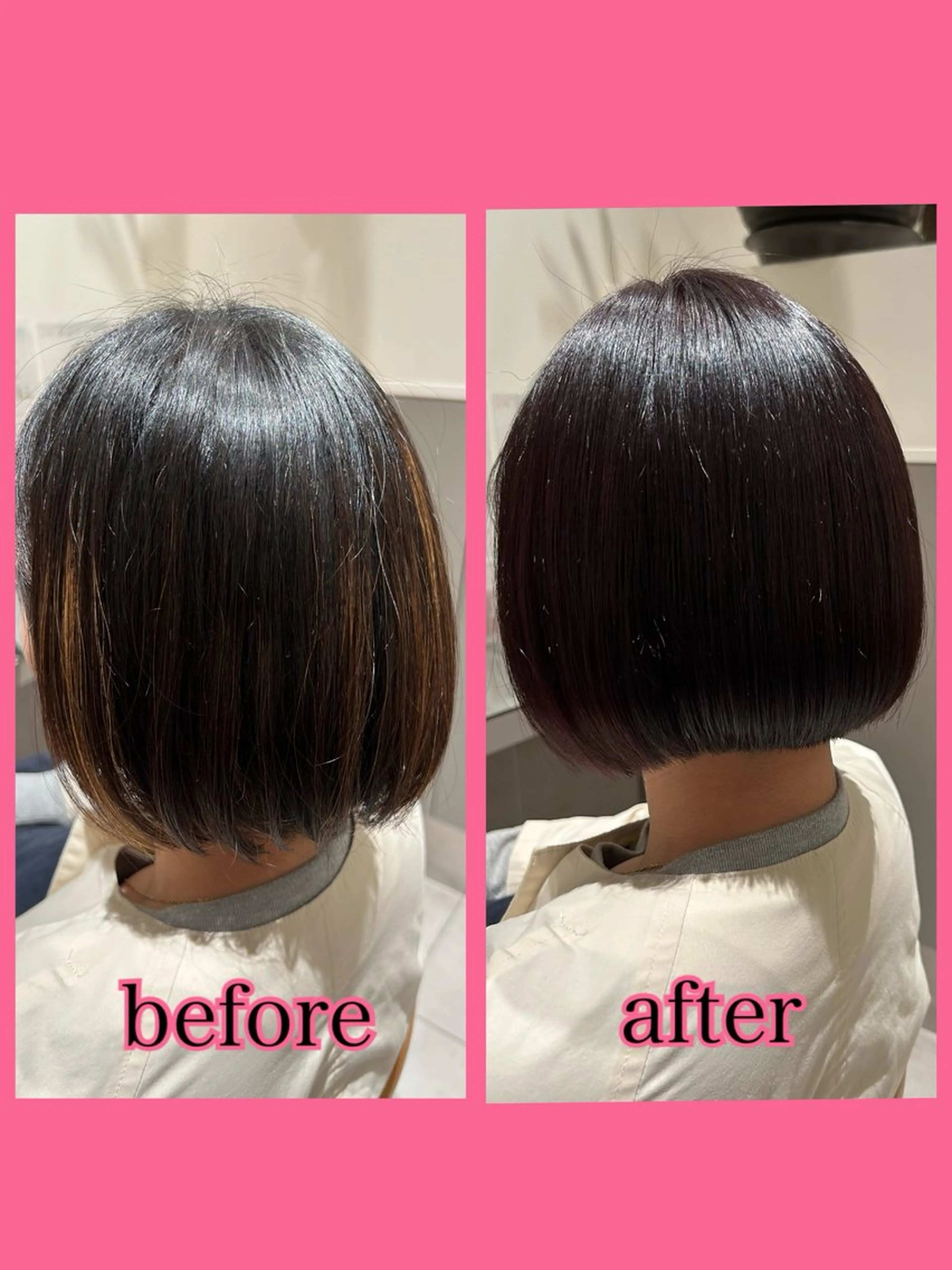 ショート カラー ヘアカラー 大久保 陽子のヘアスタイル