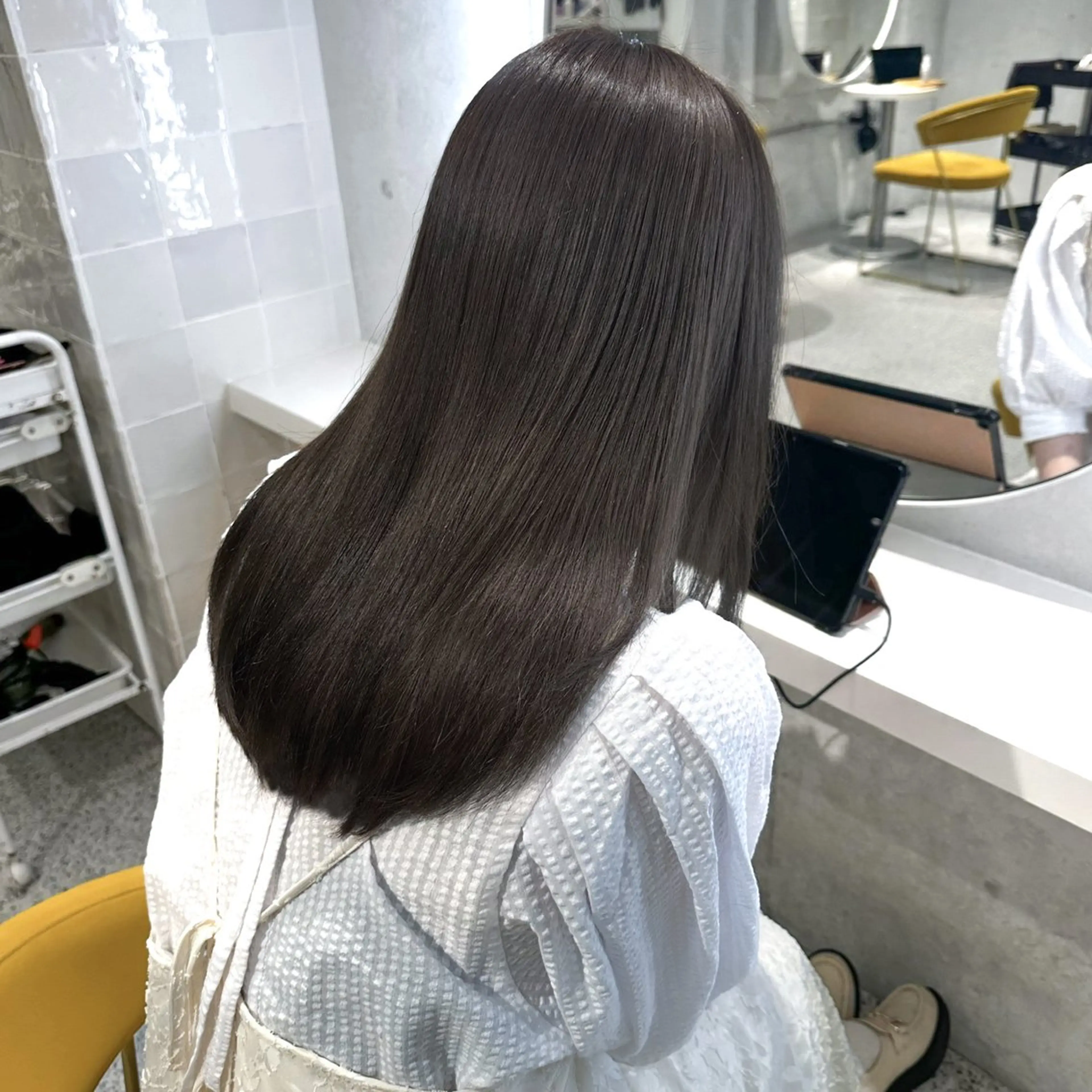 セミロング カット ヘアカラー トリートメント 🦋トレンドヘア🦋 竹内克弥のヘアスタイル