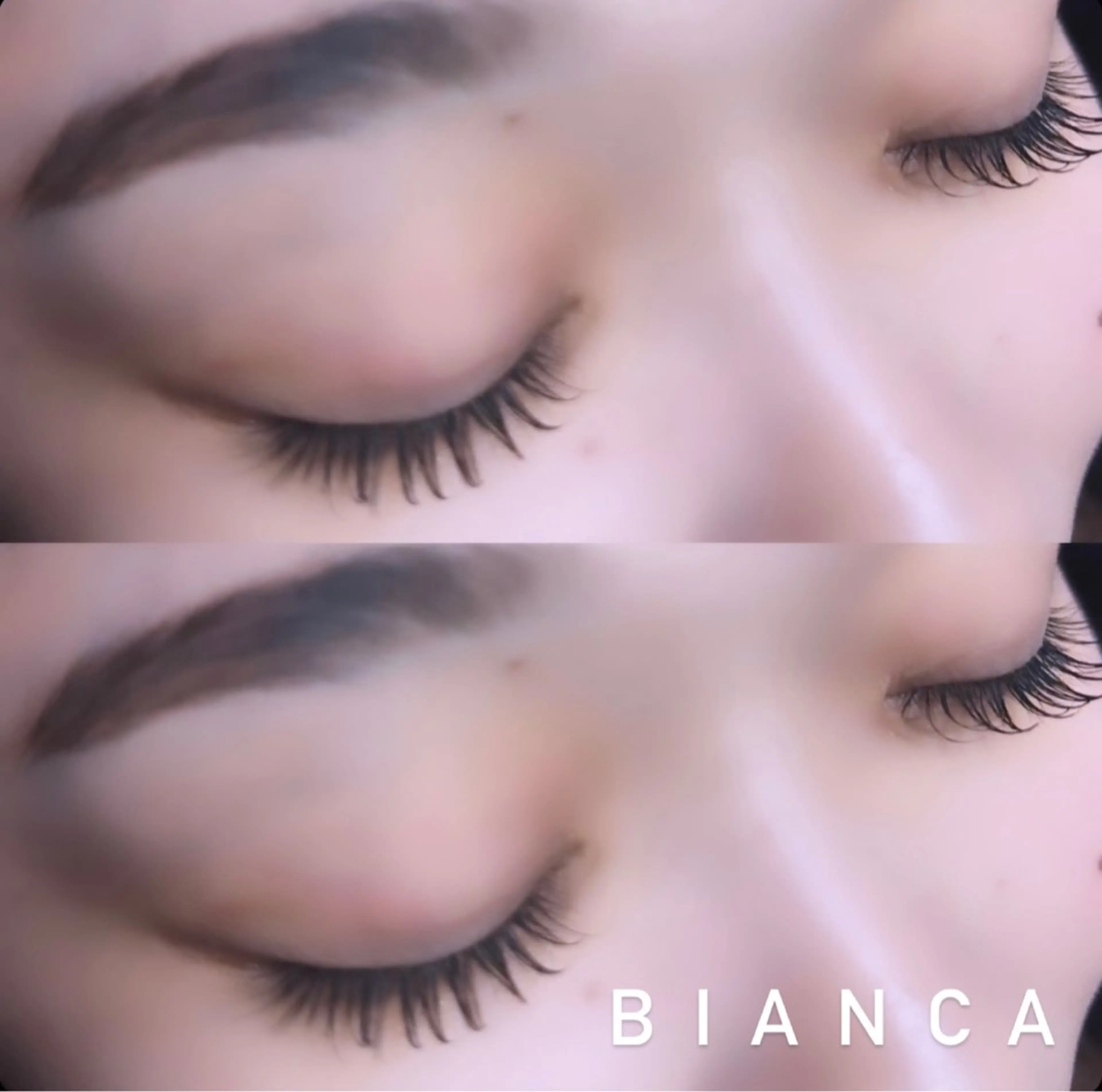 マツエク・マツパ 束感まつ毛 ナチュラル Bianca横浜関内 YAGINUMA🫧のマツエク・マツパデザイン
