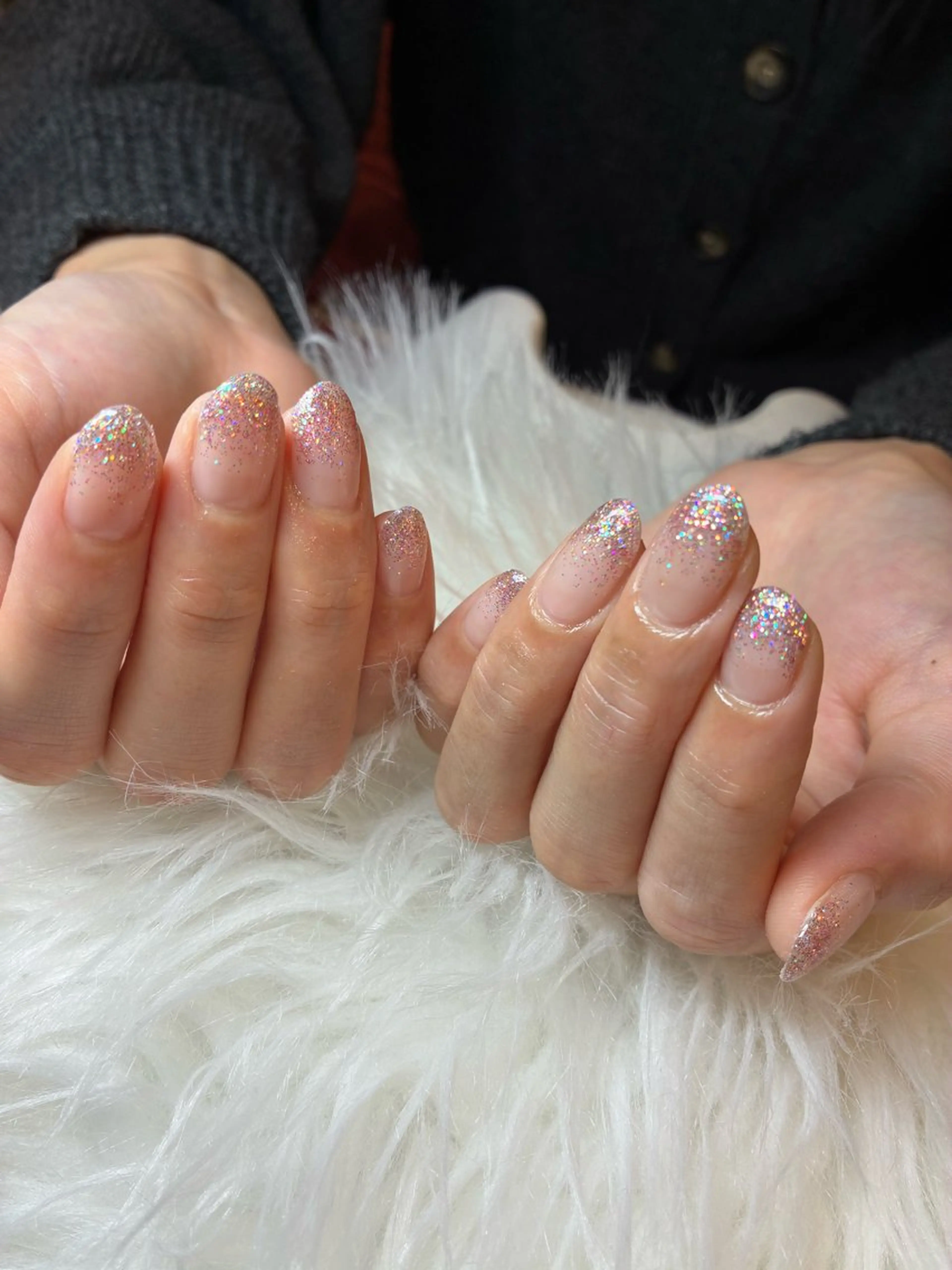 ハンドラメグラデーション(オフあり、なし両方可)の写真