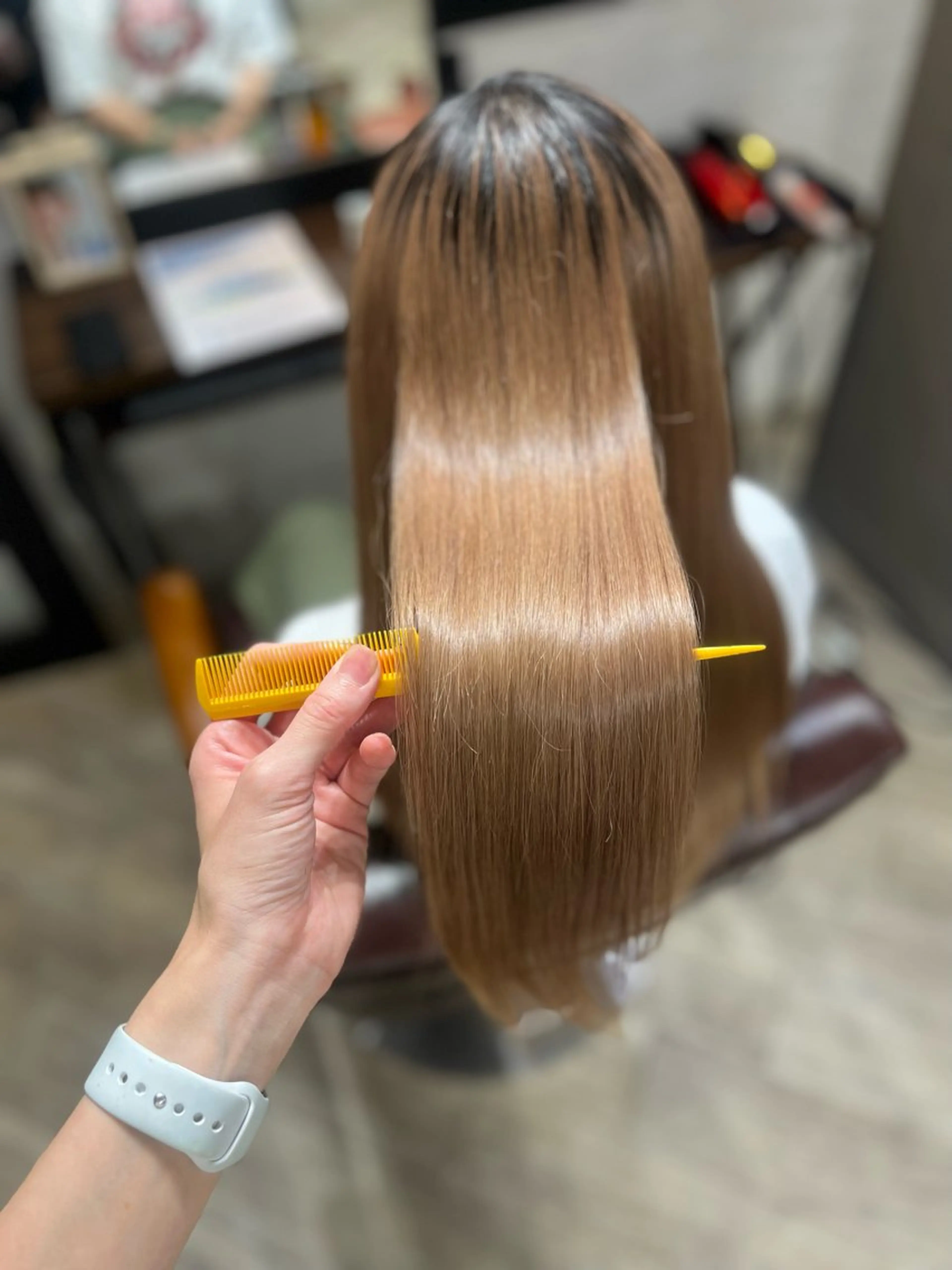 ロング トリートメント トリートメント 🫧ぷる艶カラー🫧 Yuubi🦩のヘアスタイル