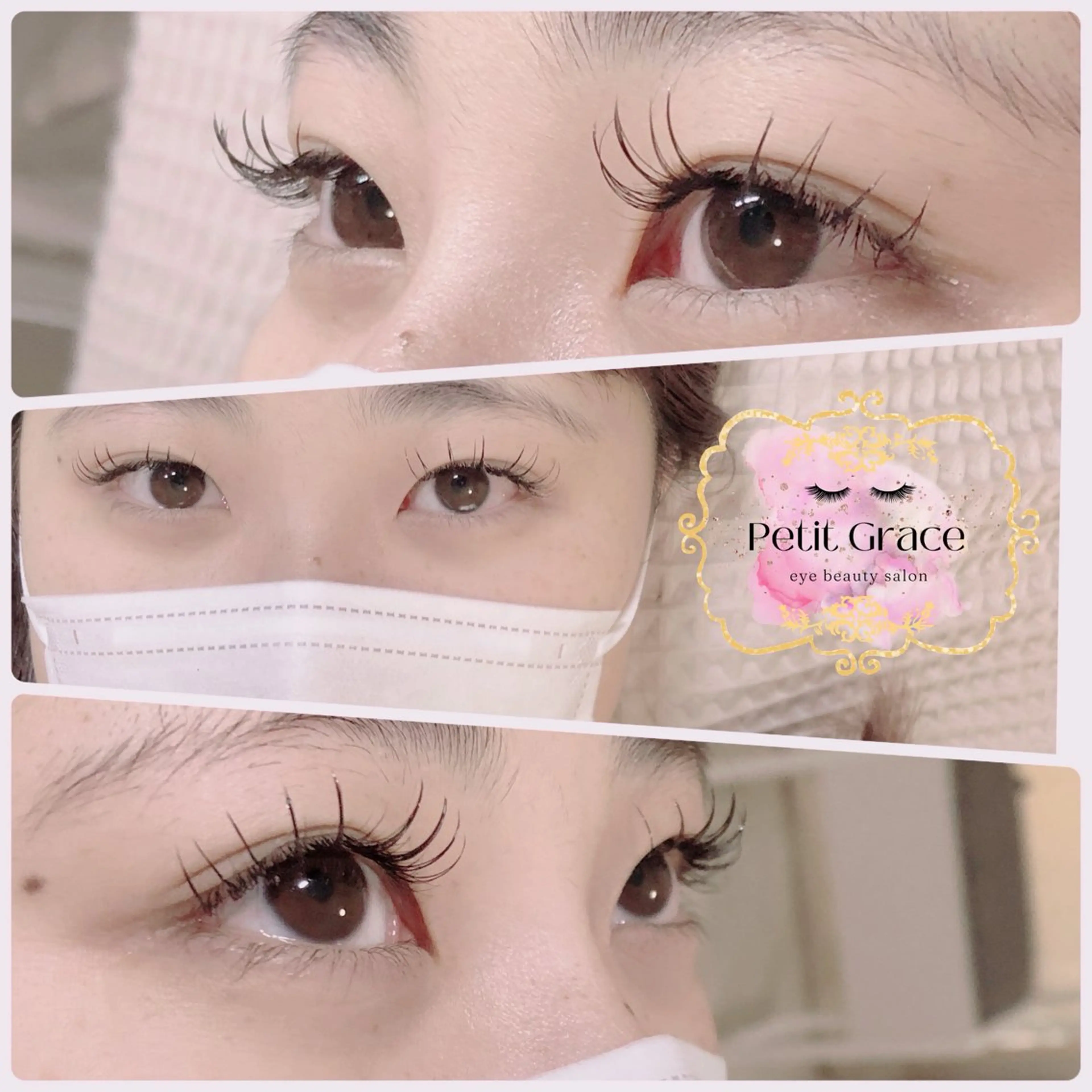 マツエク・マツパ フラットラッシュ Petit graceのマツエク・マツパデザイン