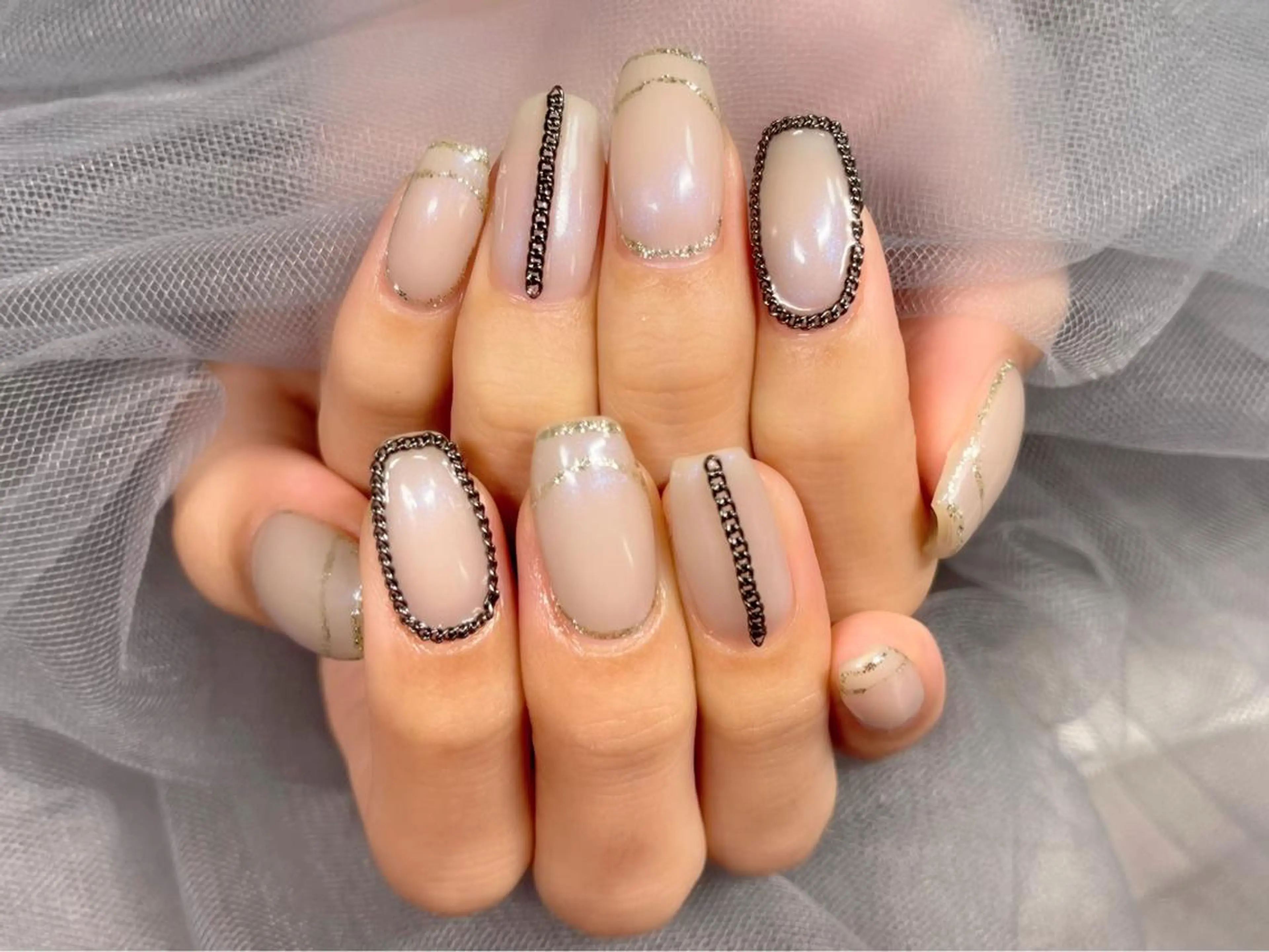 ネイル ラメ(グリッター) ハンドネイル KURELLY所属・Nail Salon KURELLYのネイルデザイン