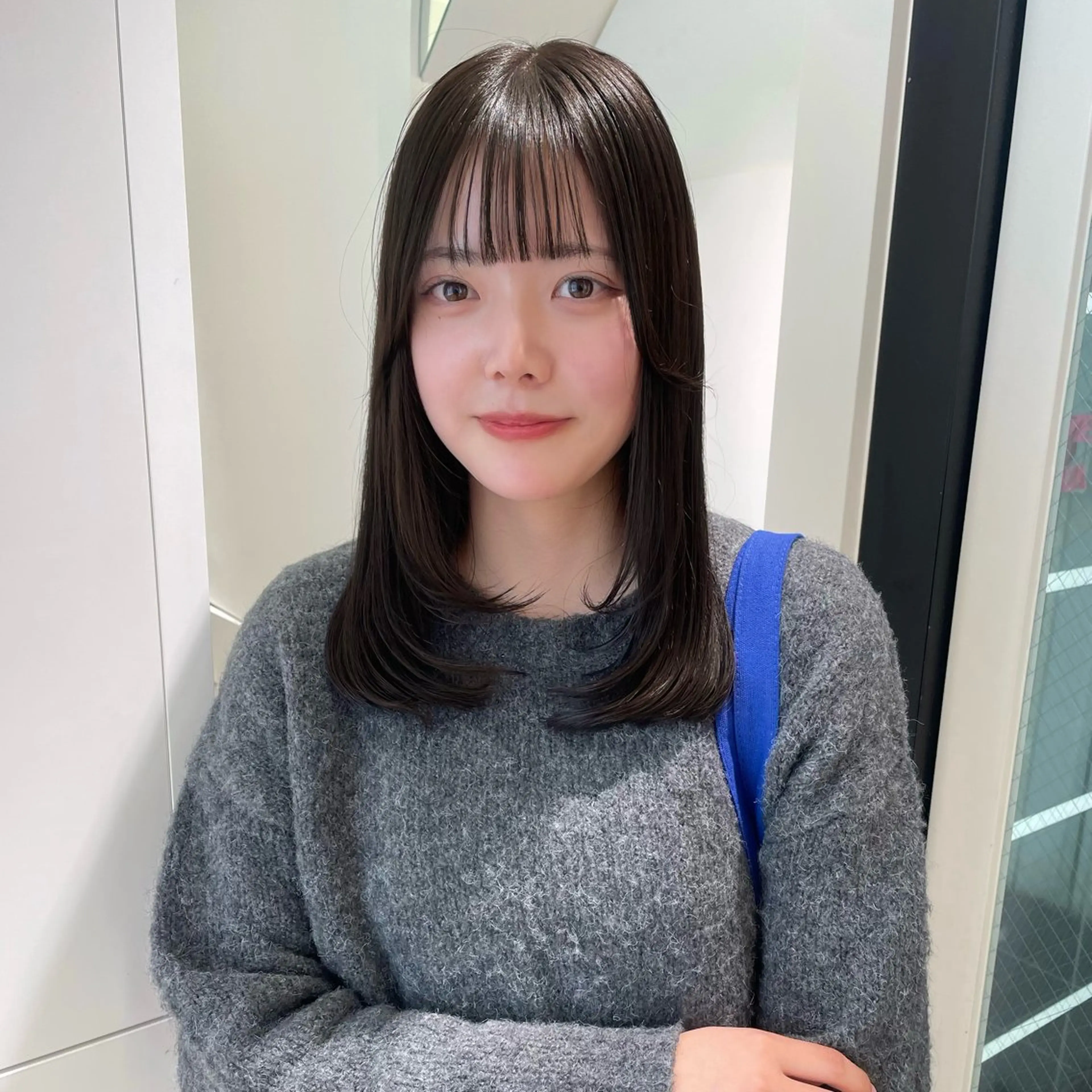 ミディアム カラー カット ヘアカラー トリートメント Parve Mix /頓宮 稚愛🤍のヘアスタイル