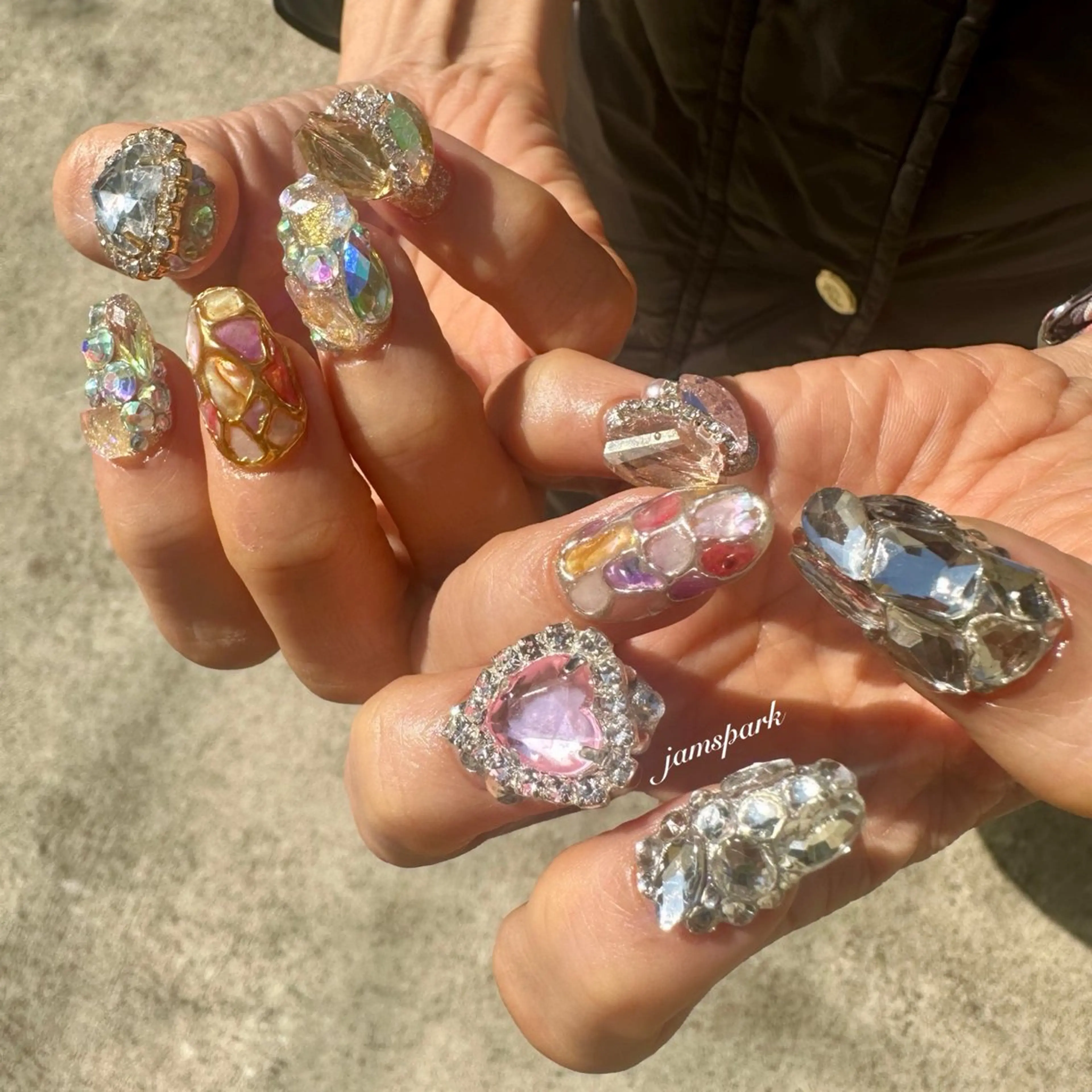 ネイル キラキラネイル jamspark ✨のネイルデザイン