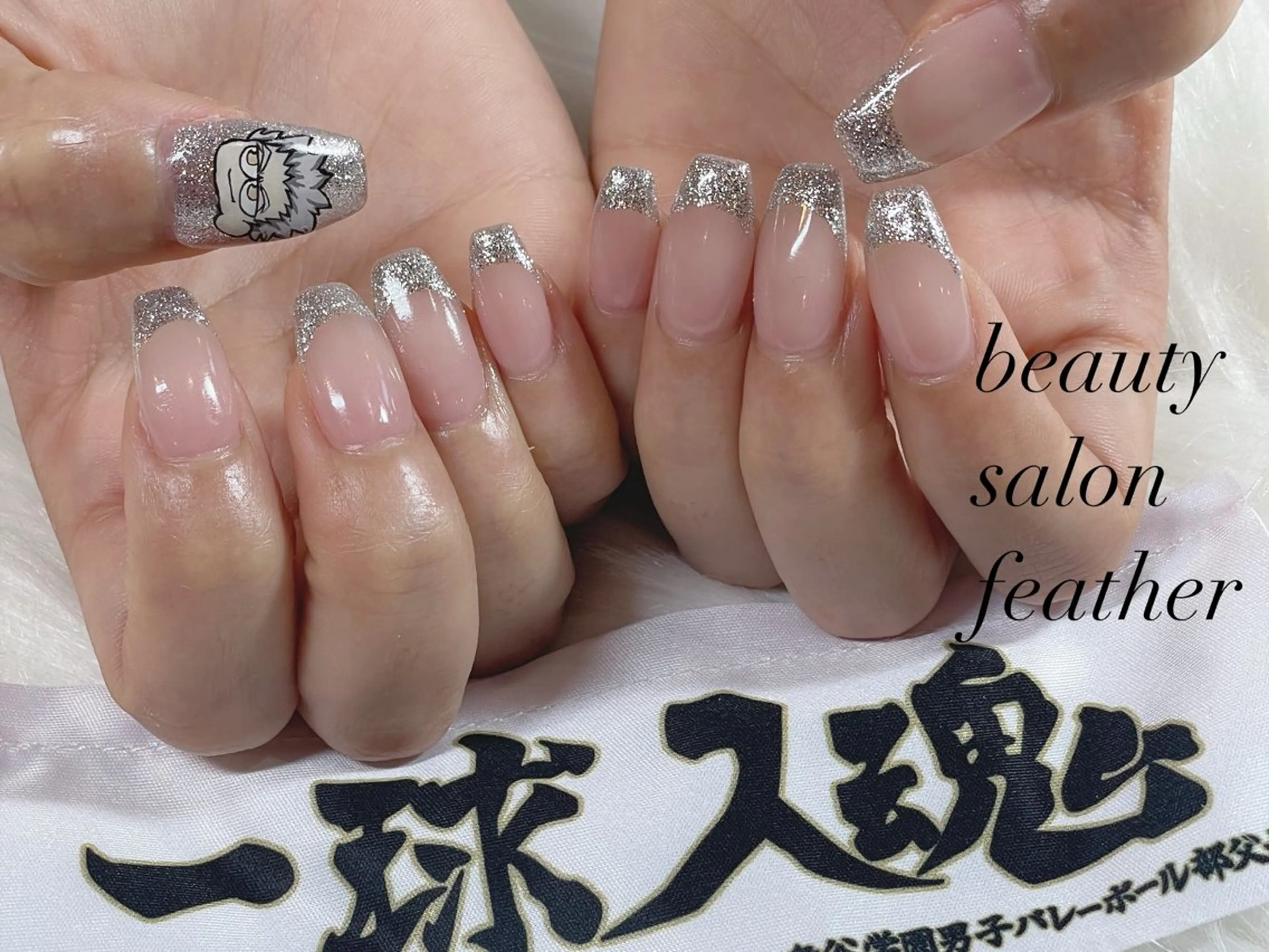 🫧キャラクターネイル 1本 ➕持ち込みデザイン オフ⭕️🫧の写真