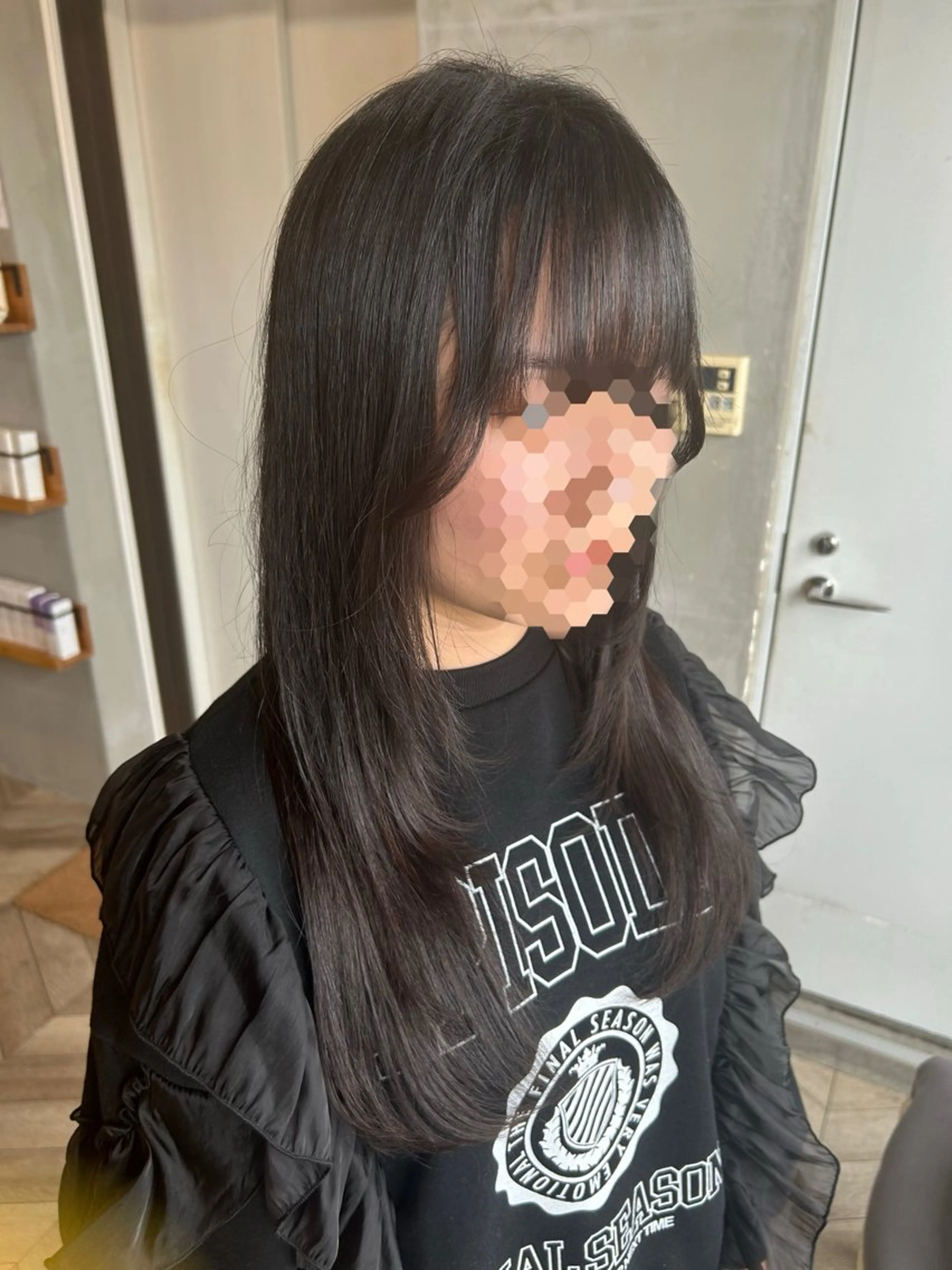 ロング レイヤーカット ANGELICA難波 yu-naのヘアスタイル