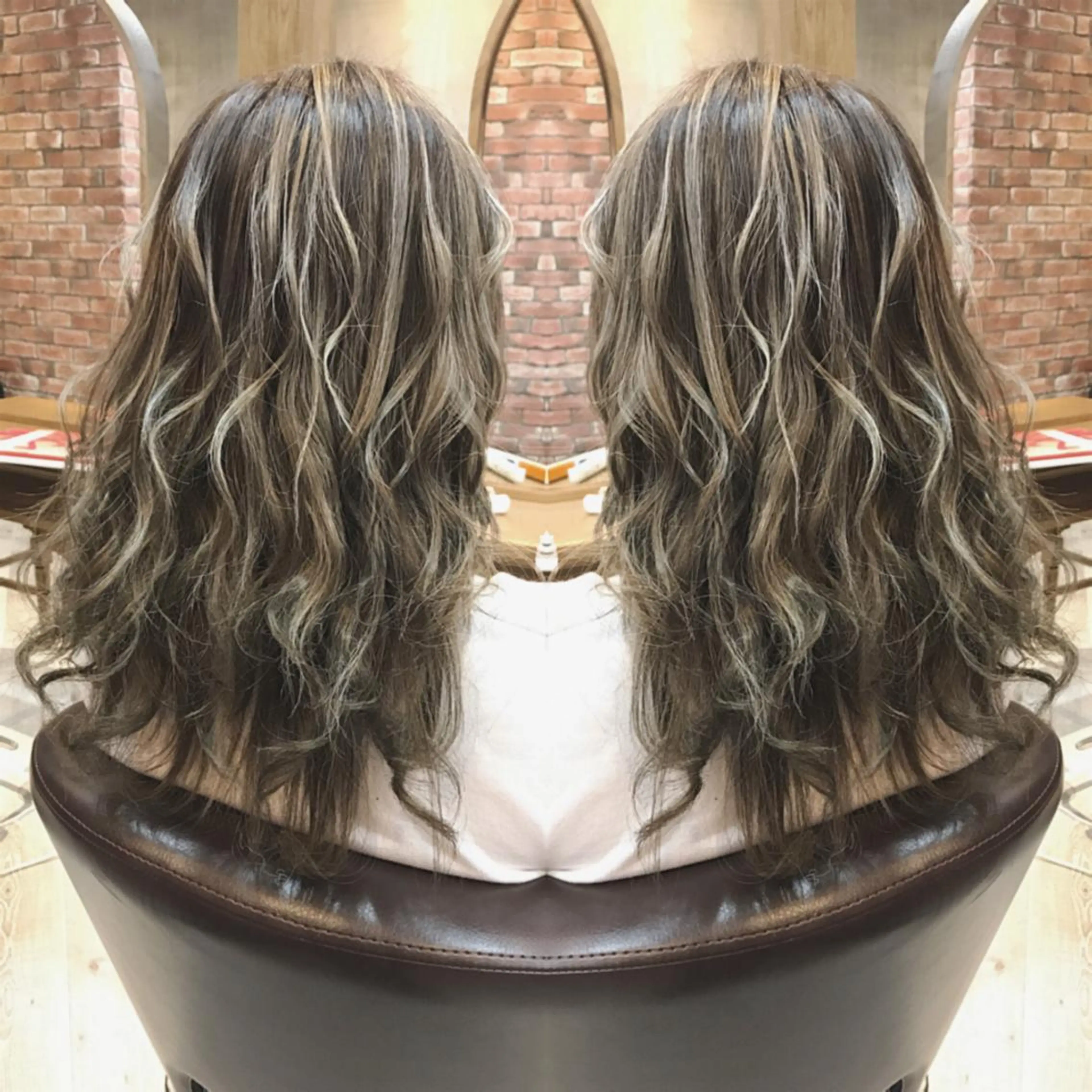 ロング カラー ヘアカラー cecil hair所属・重政 和樹のヘアスタイル