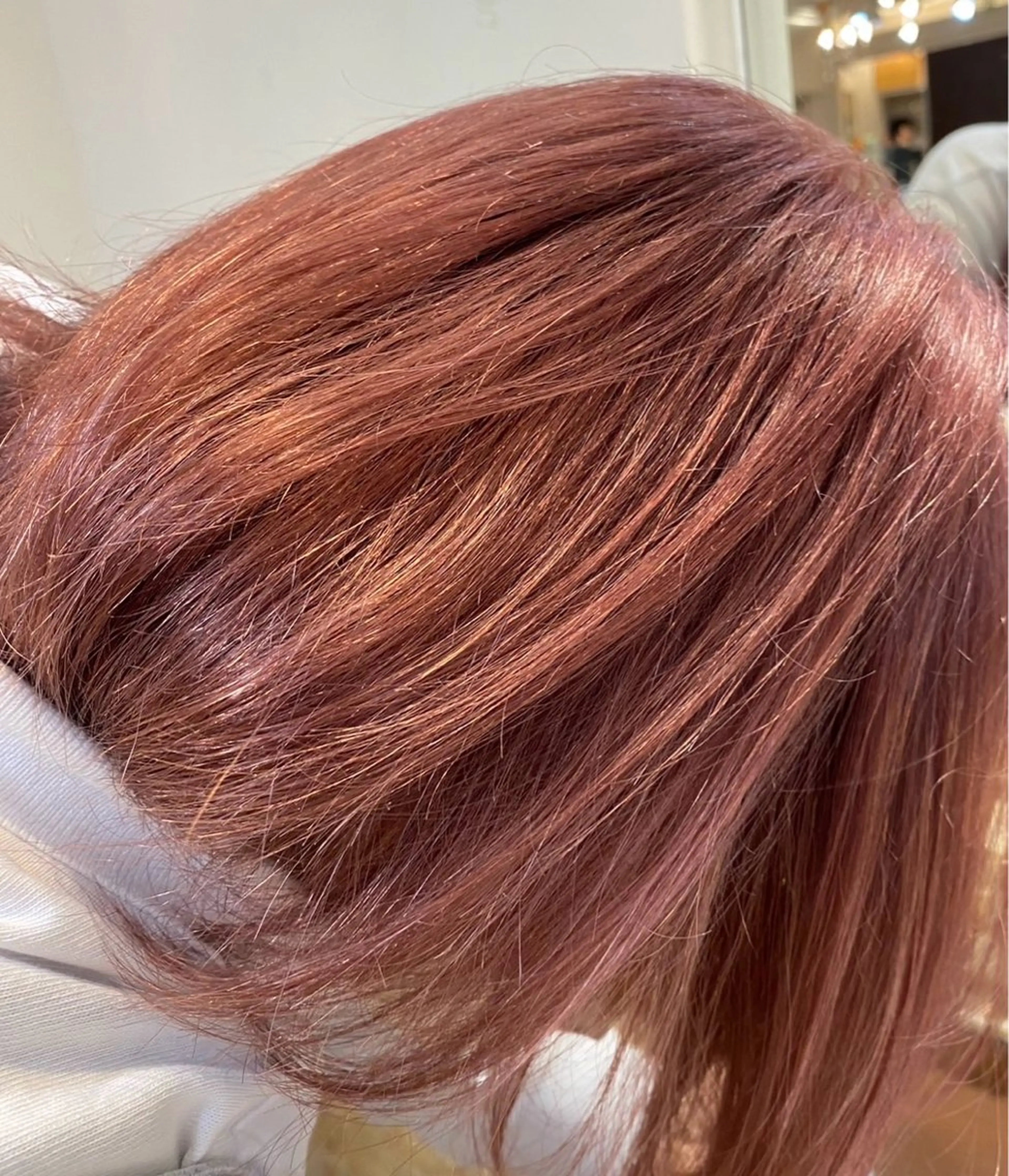 カラー ピンクカラー anon Loemのヘアスタイル