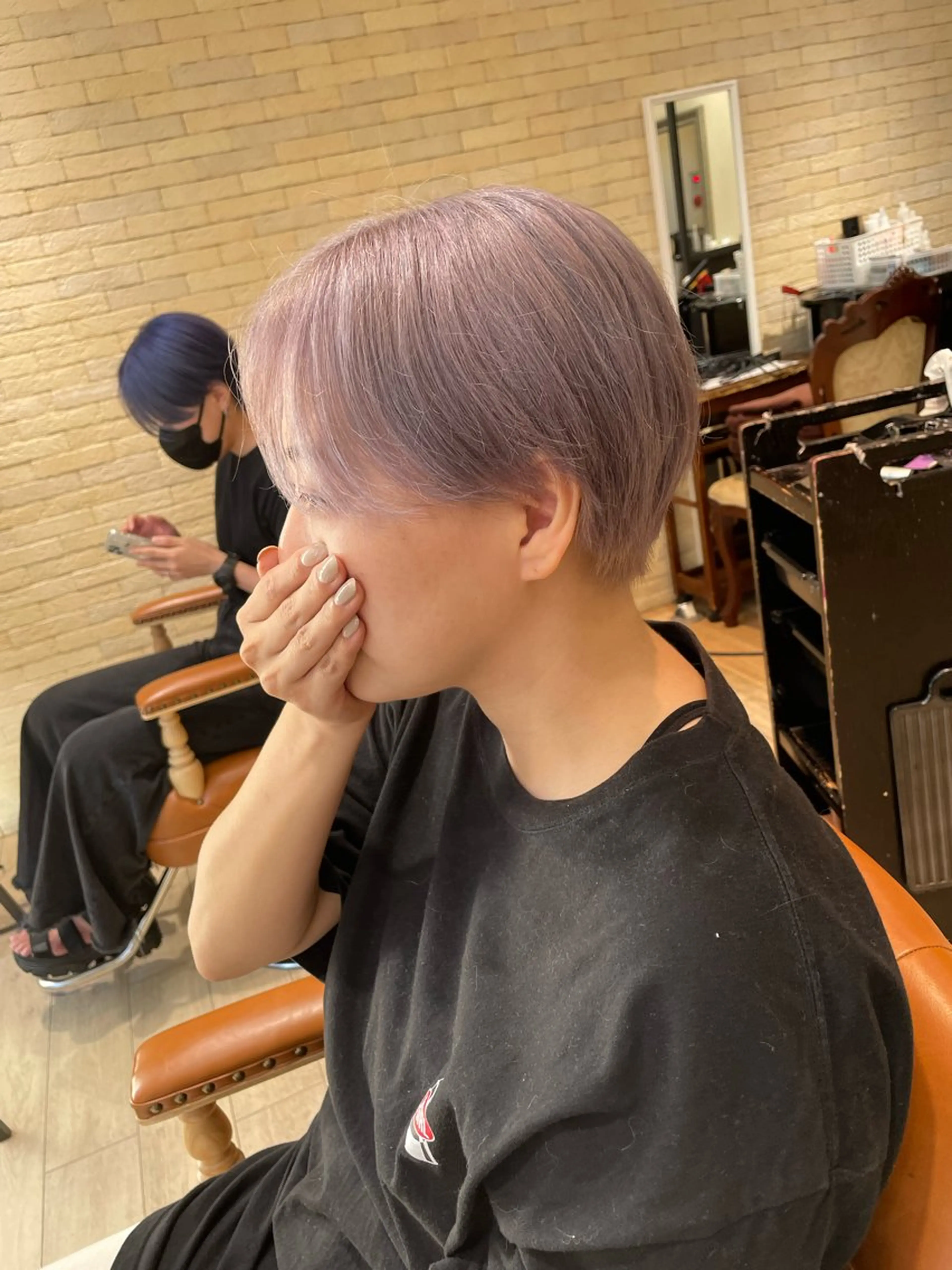 ショート 亀川蓮 Agu hairのヘアスタイル