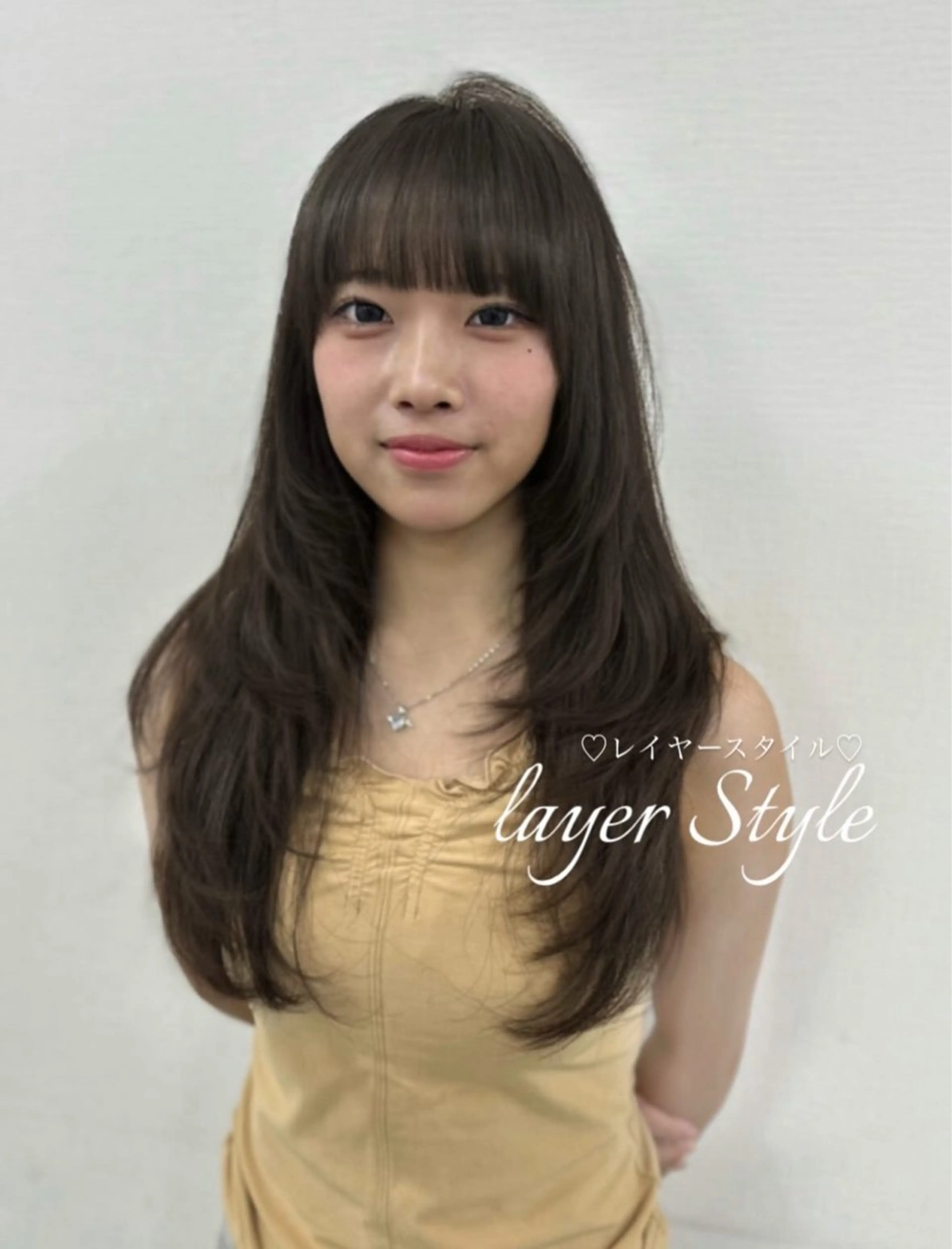 ロング カラー カット ヘアカラー 上品モテヘア🩶 karen🩶のヘアスタイル