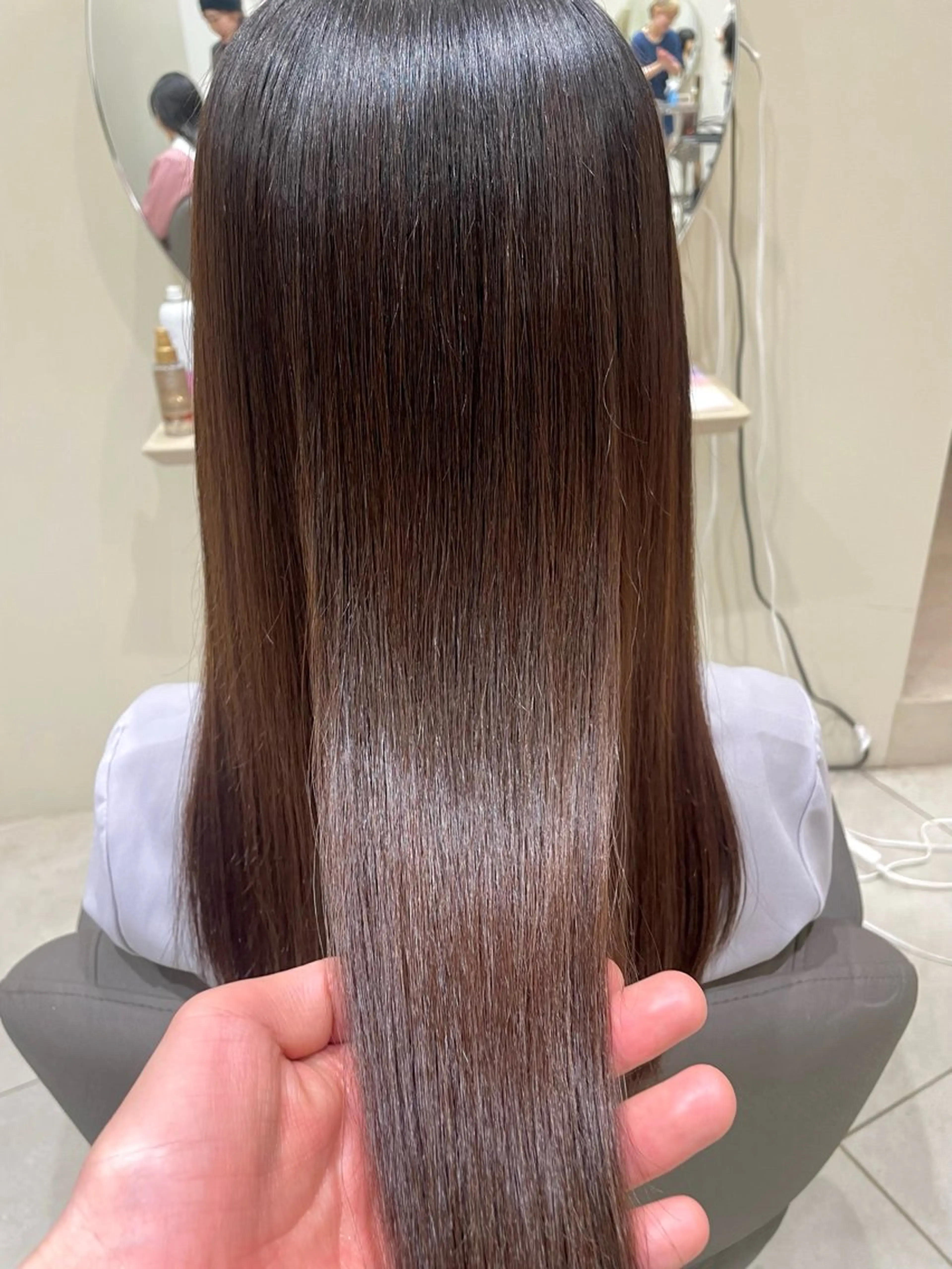 セミロング 酸性ストレート 矢場町/酸性ストレー ト/髪質改善/リオのヘアスタイル
