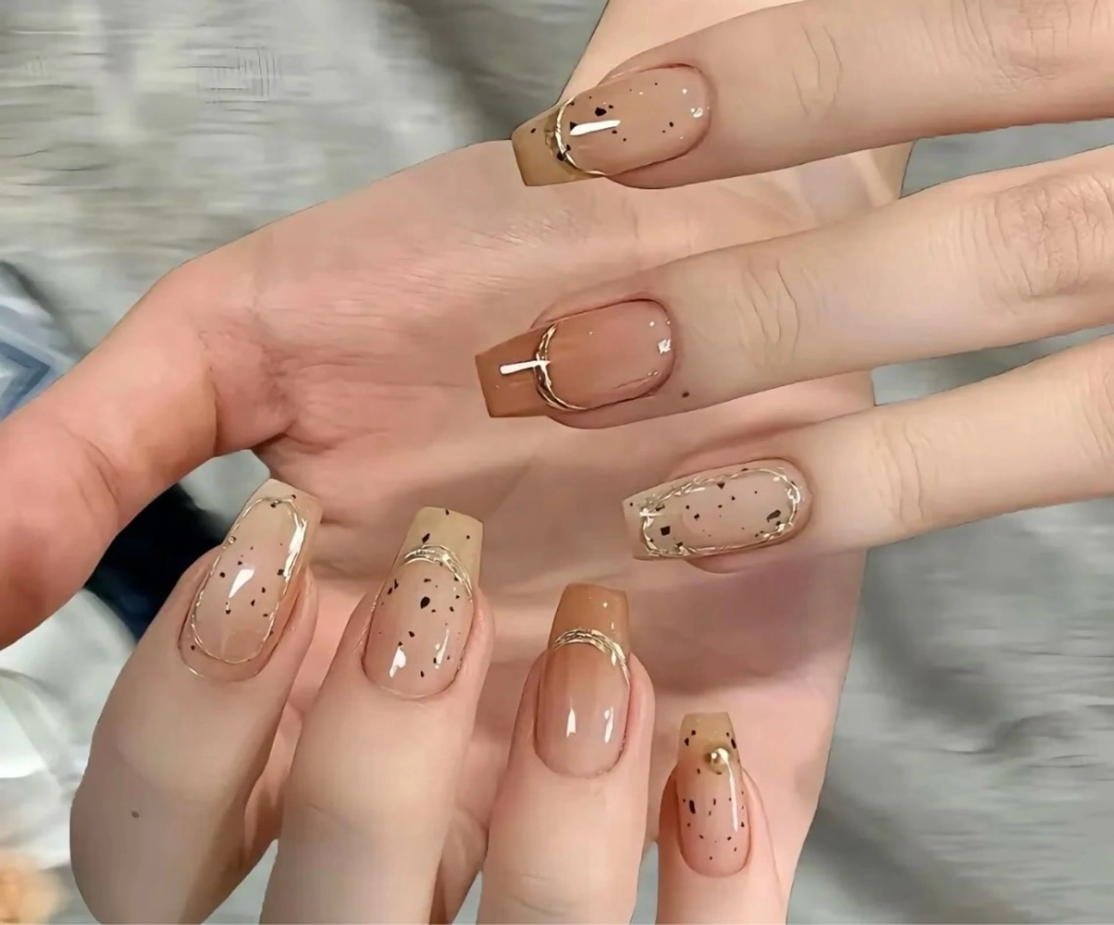 ネイル 持ち込み ハンドネイル nail salon Recessのネイルデザイン