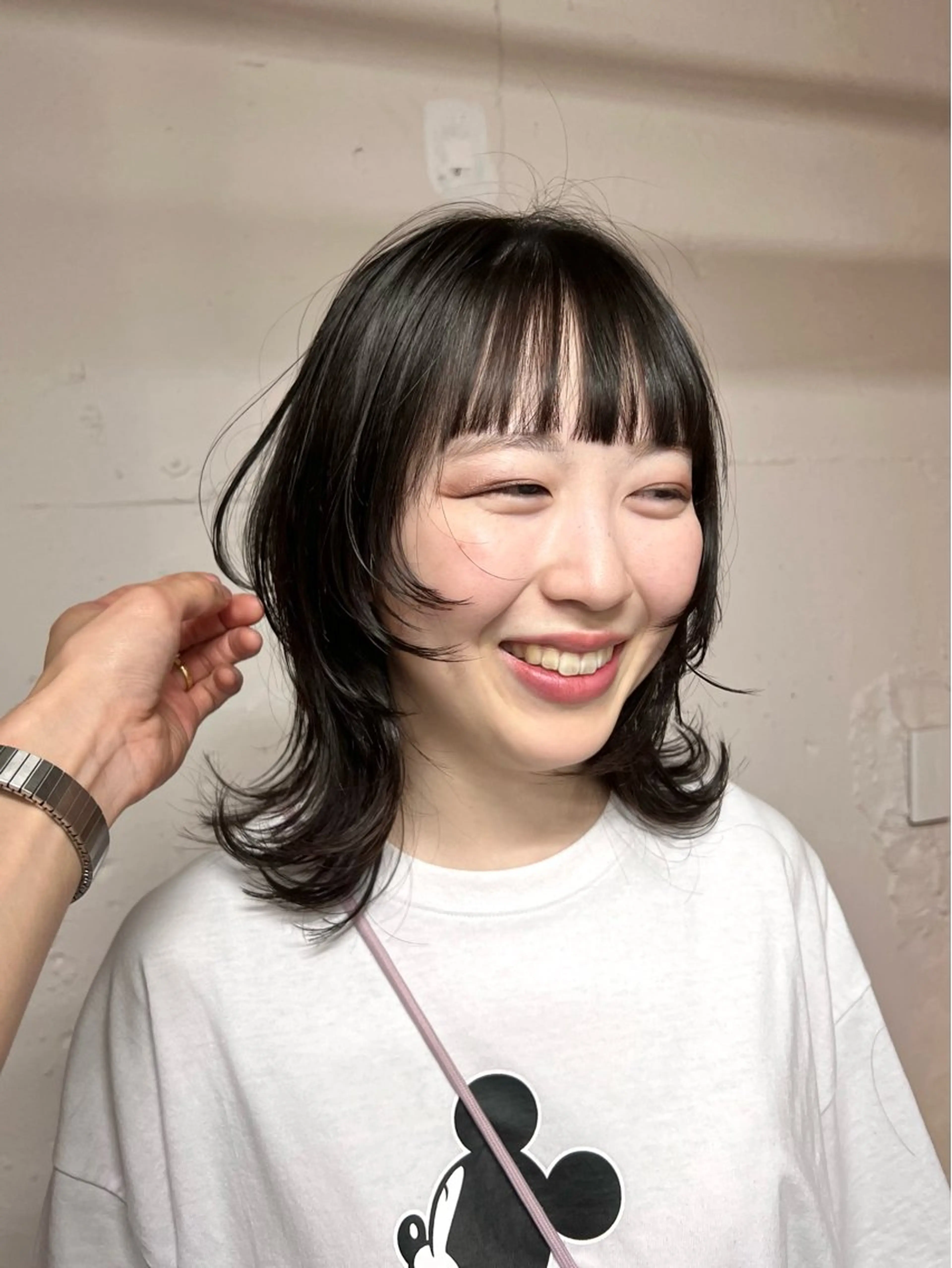 ミディアム カット tokute Takahashiのヘアスタイル