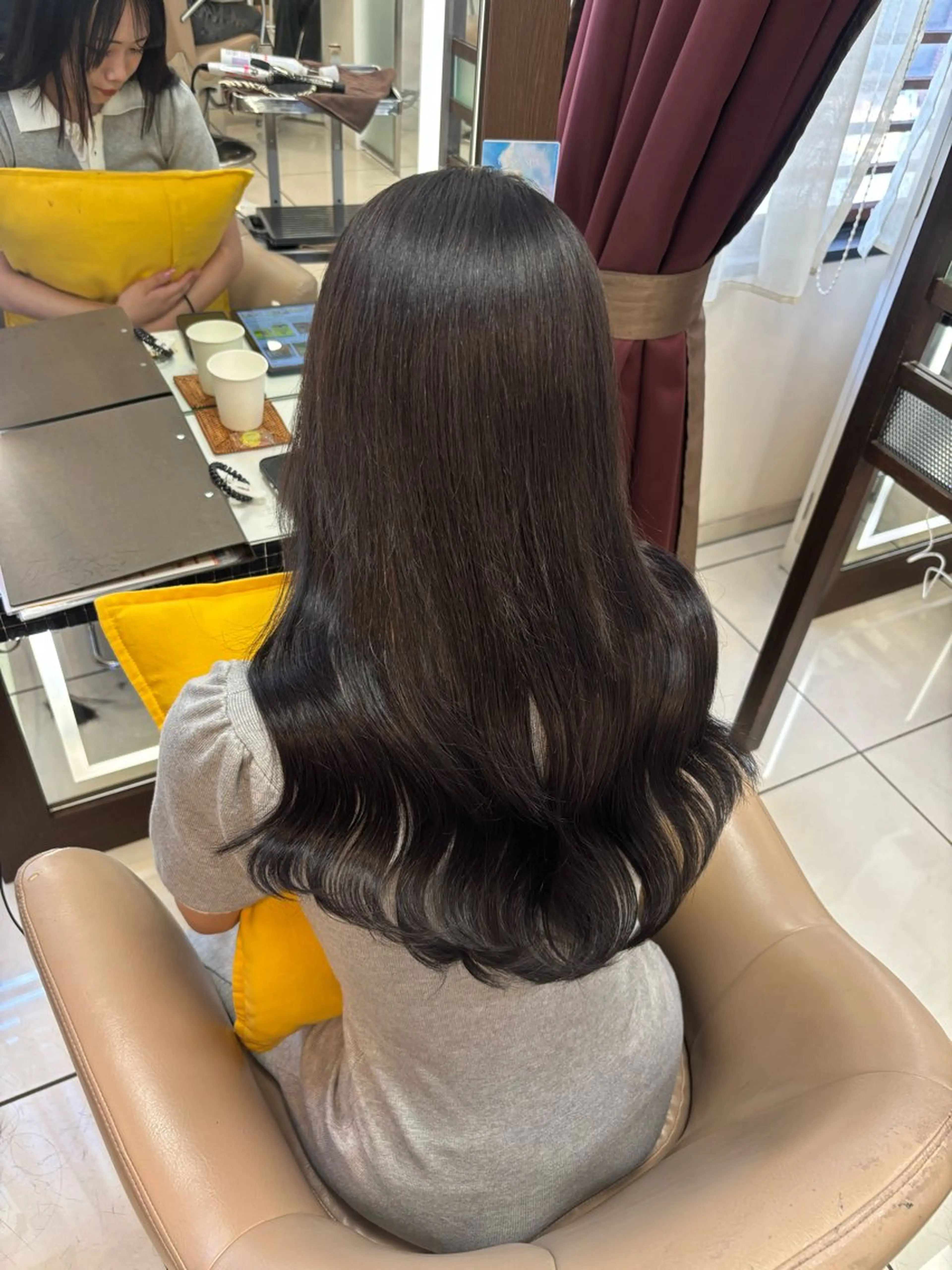 ロング カラー ヘアアレンジ メンズ シールエクステ🎀 羽エクステ🌙しぇるのヘアスタイル