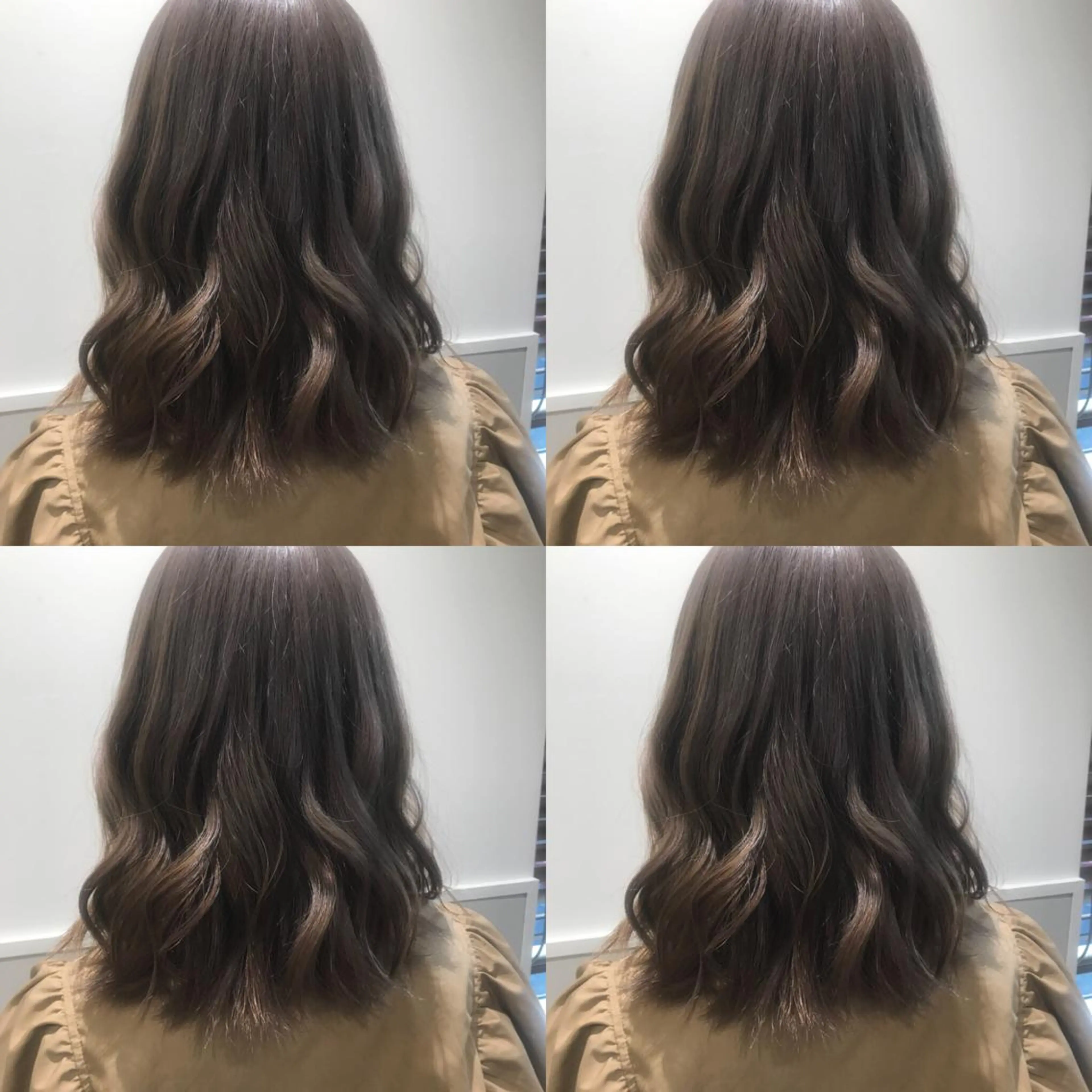 ミディアム カラー SALOWIN所属・小栗 麻衣のヘアスタイル