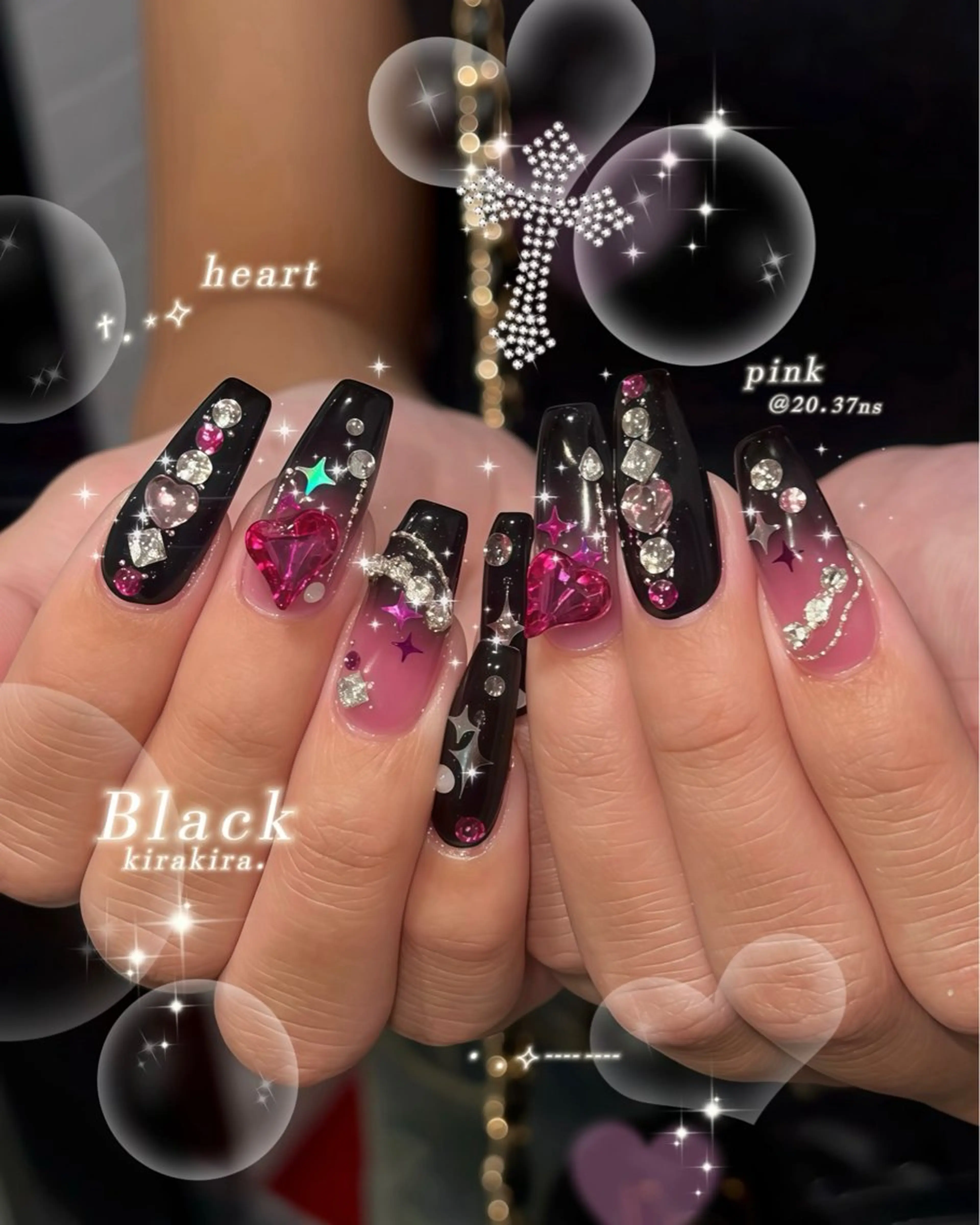 ロング Sota Nahoのネイルデザイン