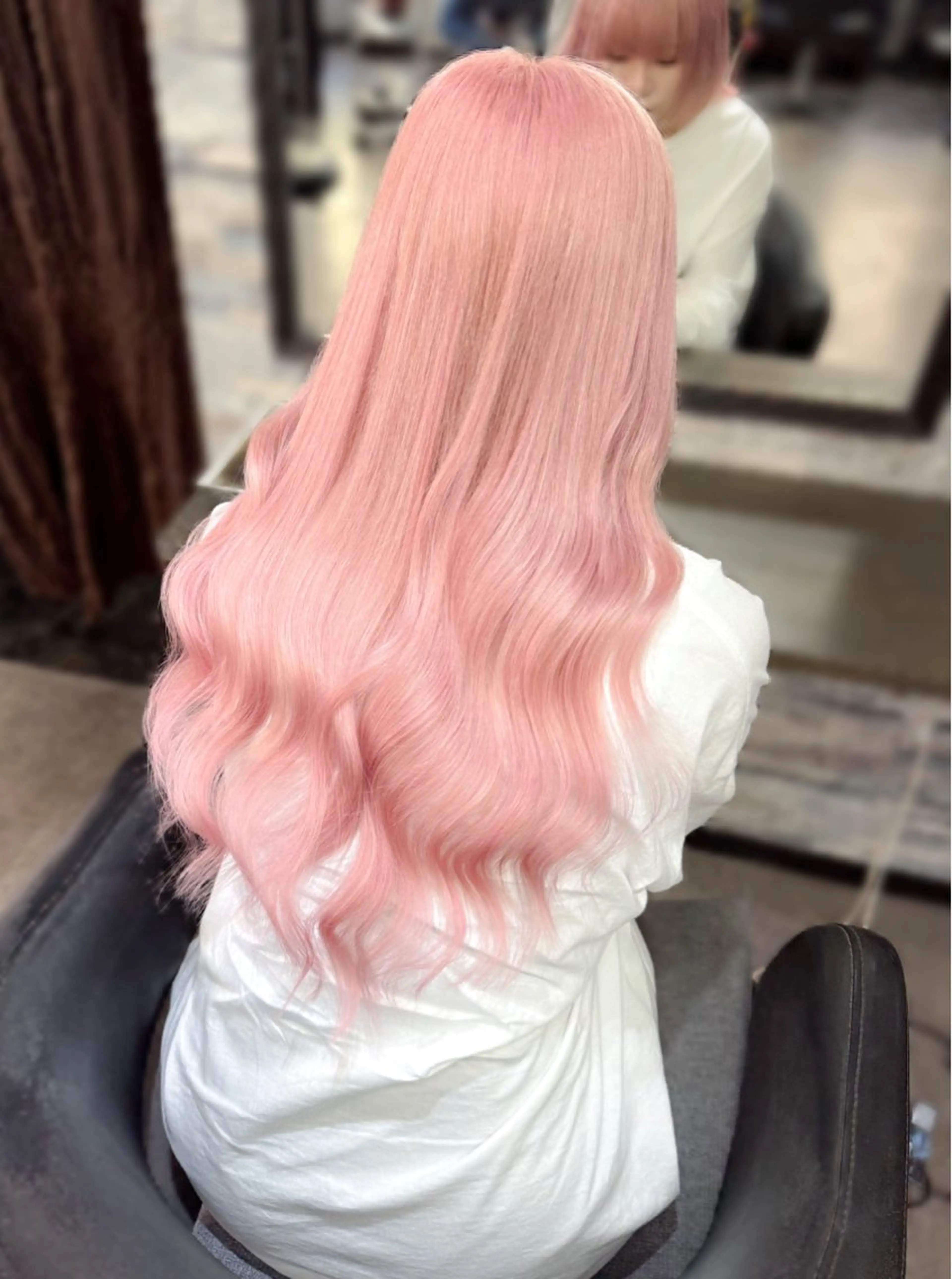 ロング カラー カット ヘアカラー トリートメント エクステ ハイトーンエクステ 🎩カズキ🎩のヘアスタイル