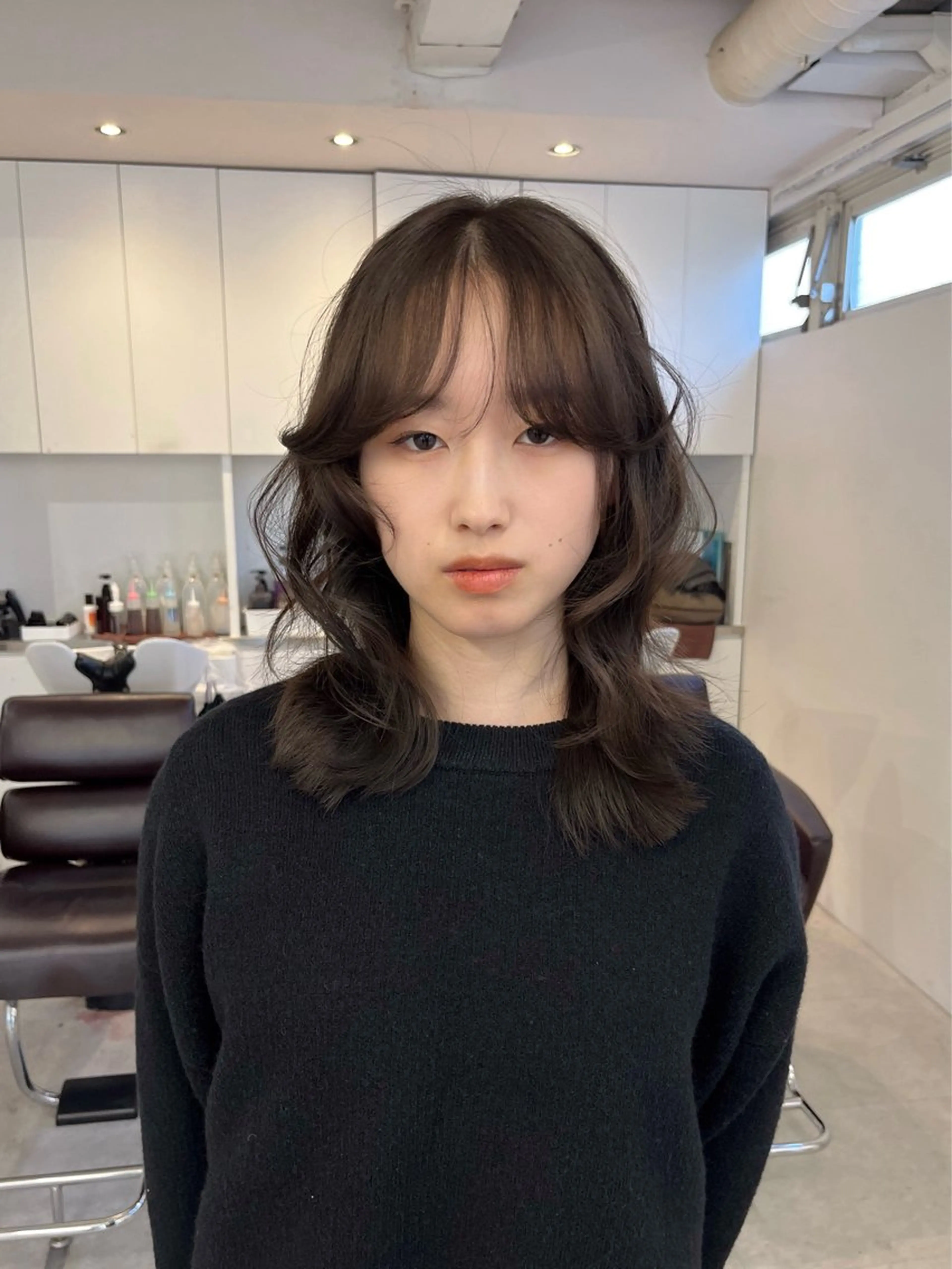 セミロング カラー カット ヘアカラー トリートメント ヘアセット 🌿似合わせ透明感 カラー松本朋幸🌿のヘアスタイル