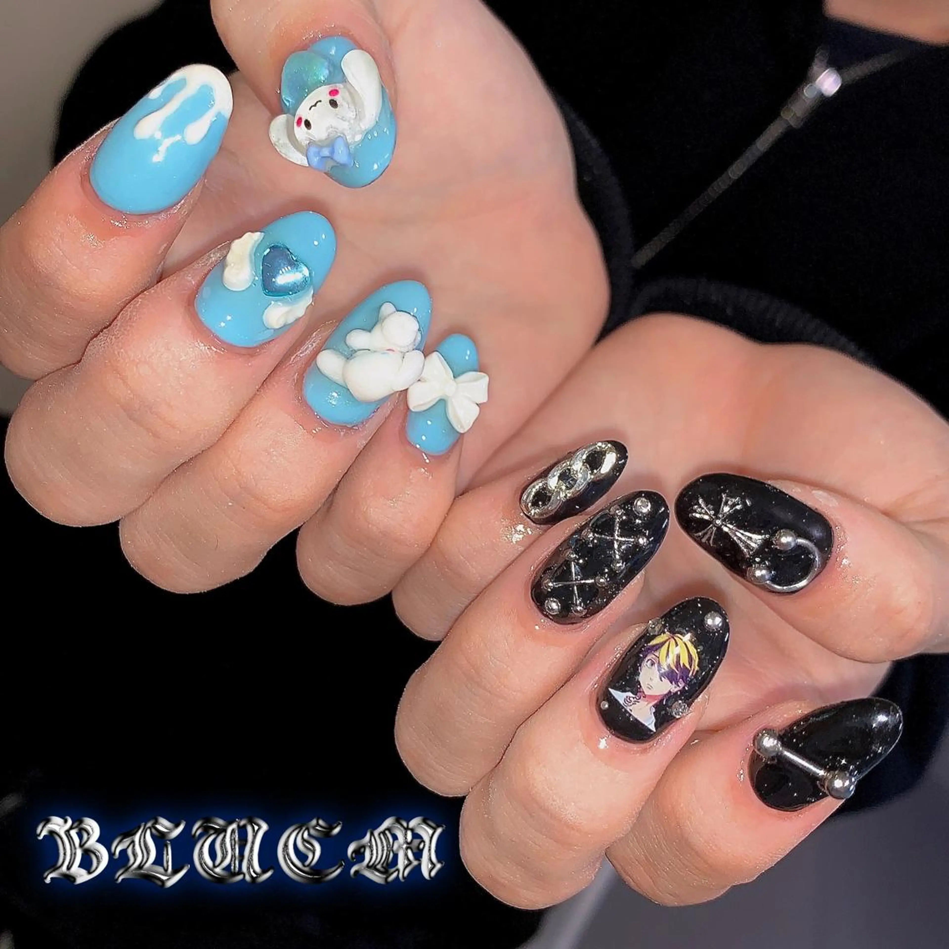 ネイル メンズネイル ハンドネイル BLUEM なな🐶のネイルデザイン