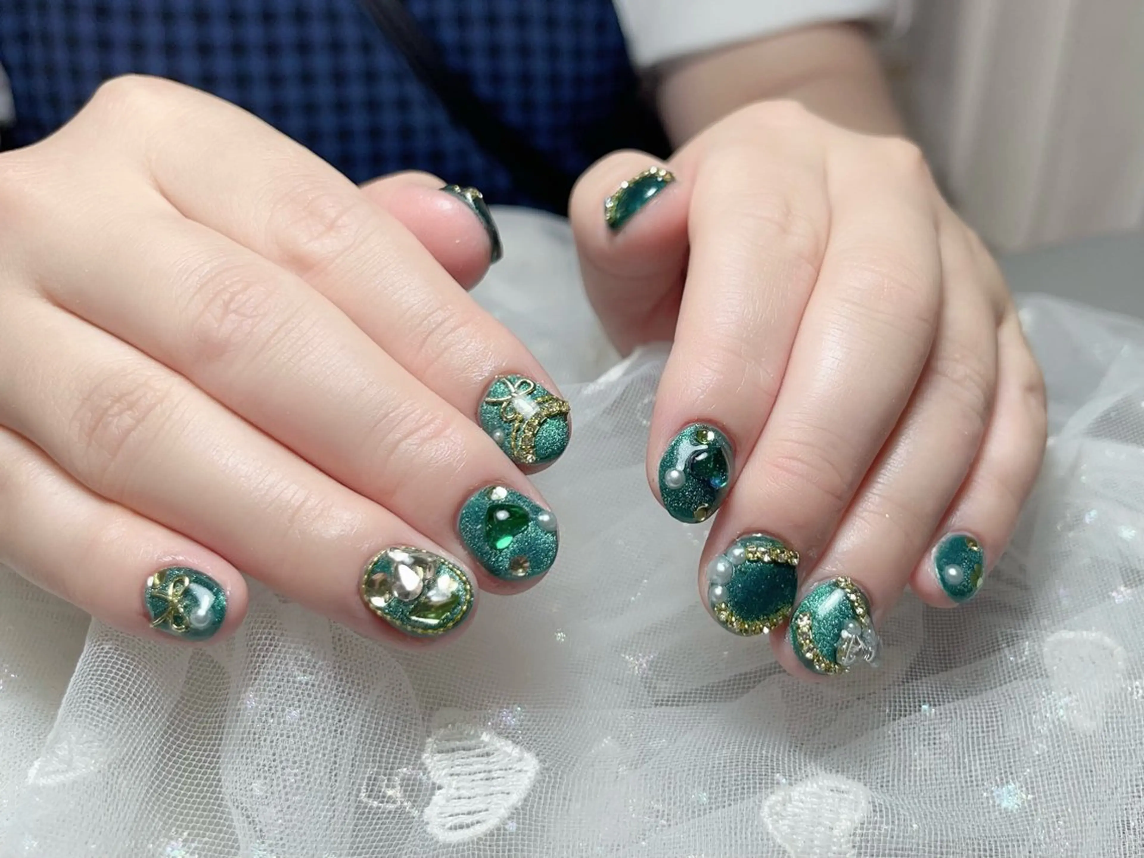 ネイル ボルドー チークネイル 長さ出し フレンチネイル ジェルネイル Belle nail salonのネイルデザイン