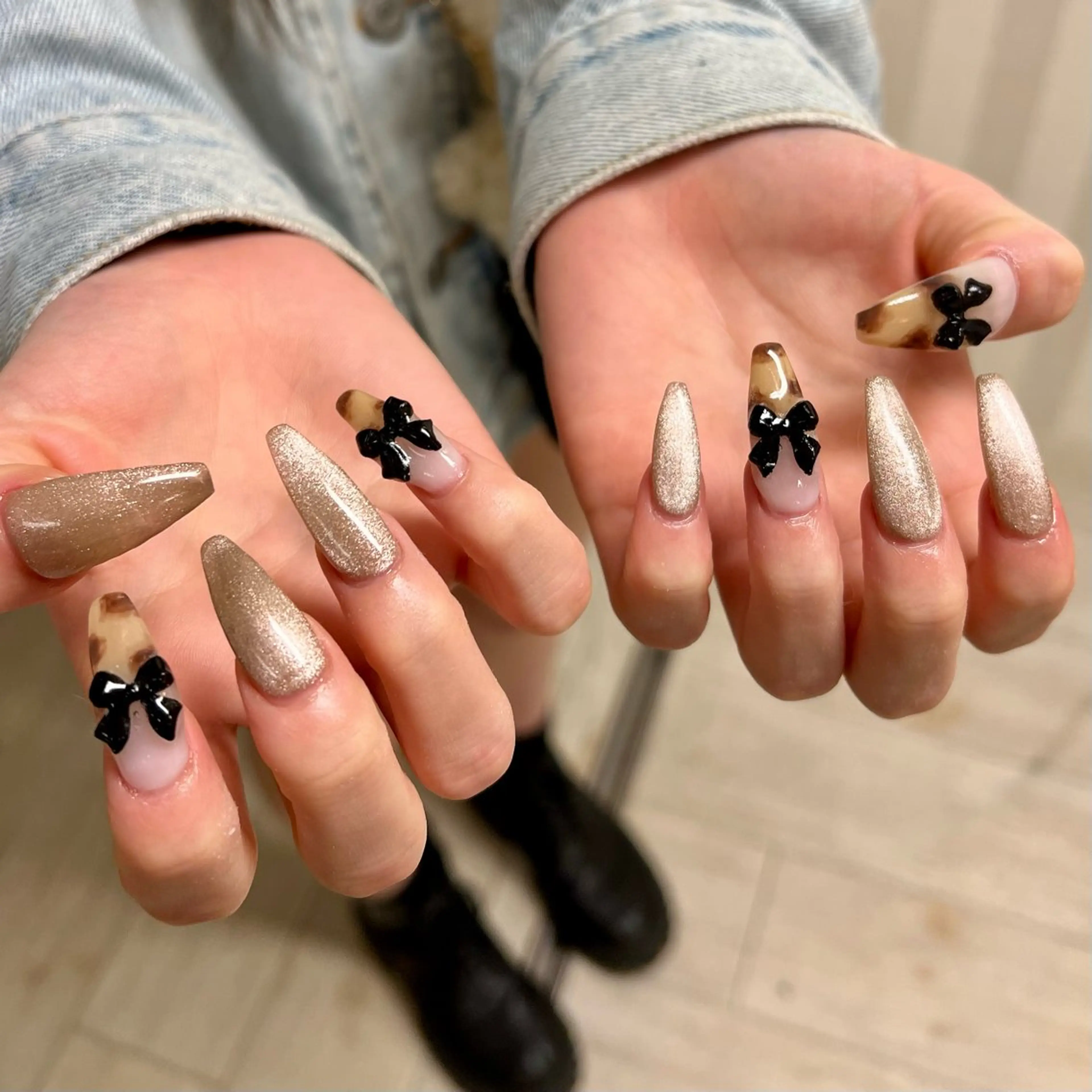 ネイル マグネットネイル ハンドネイル SAKURA Total Beauty所属・SAKURA 中島のネイルデザイン