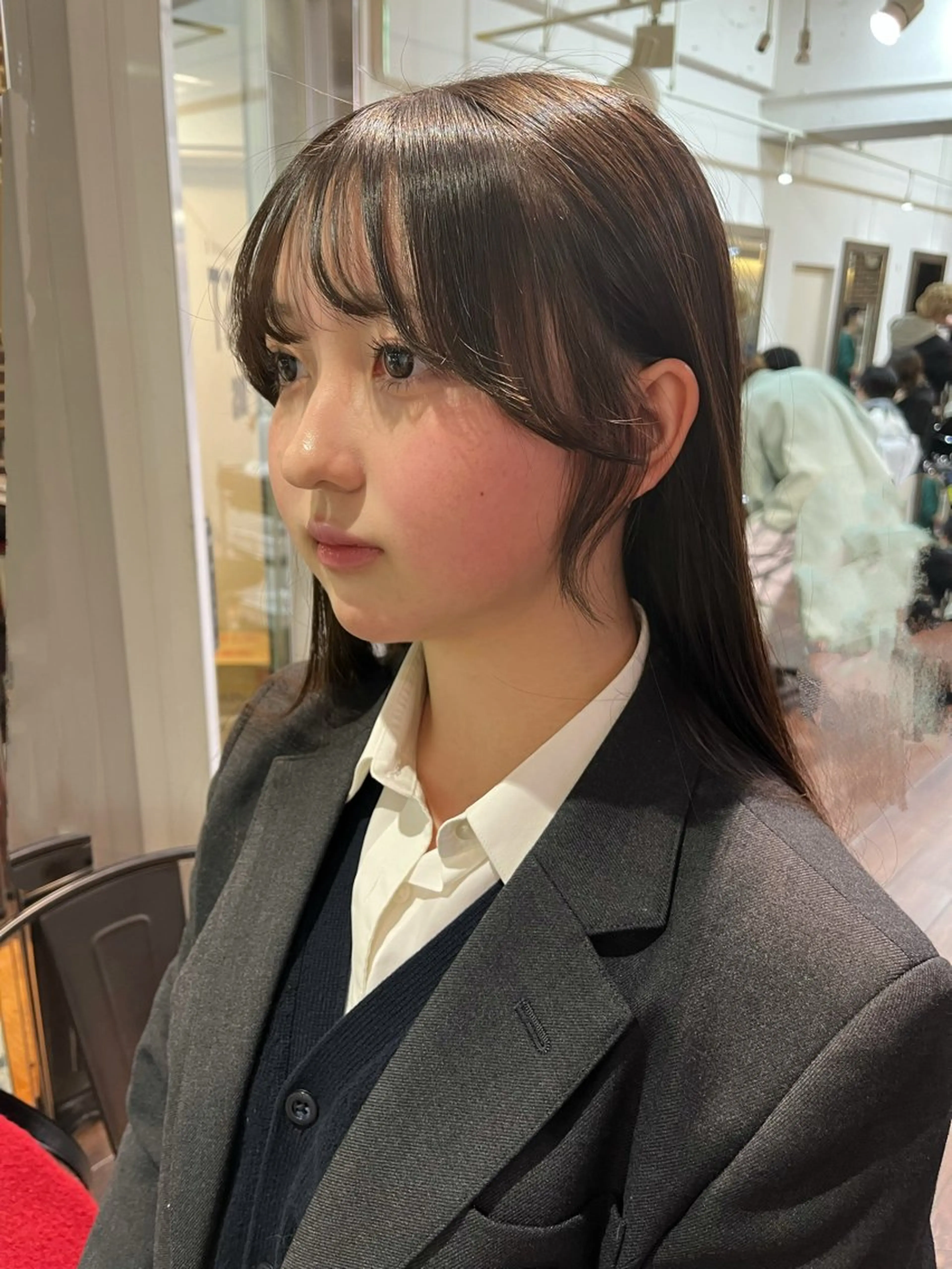 ショート 顔周りカット 髪質改善 サイドバング カット カットパーマ あさみのヘアスタイル