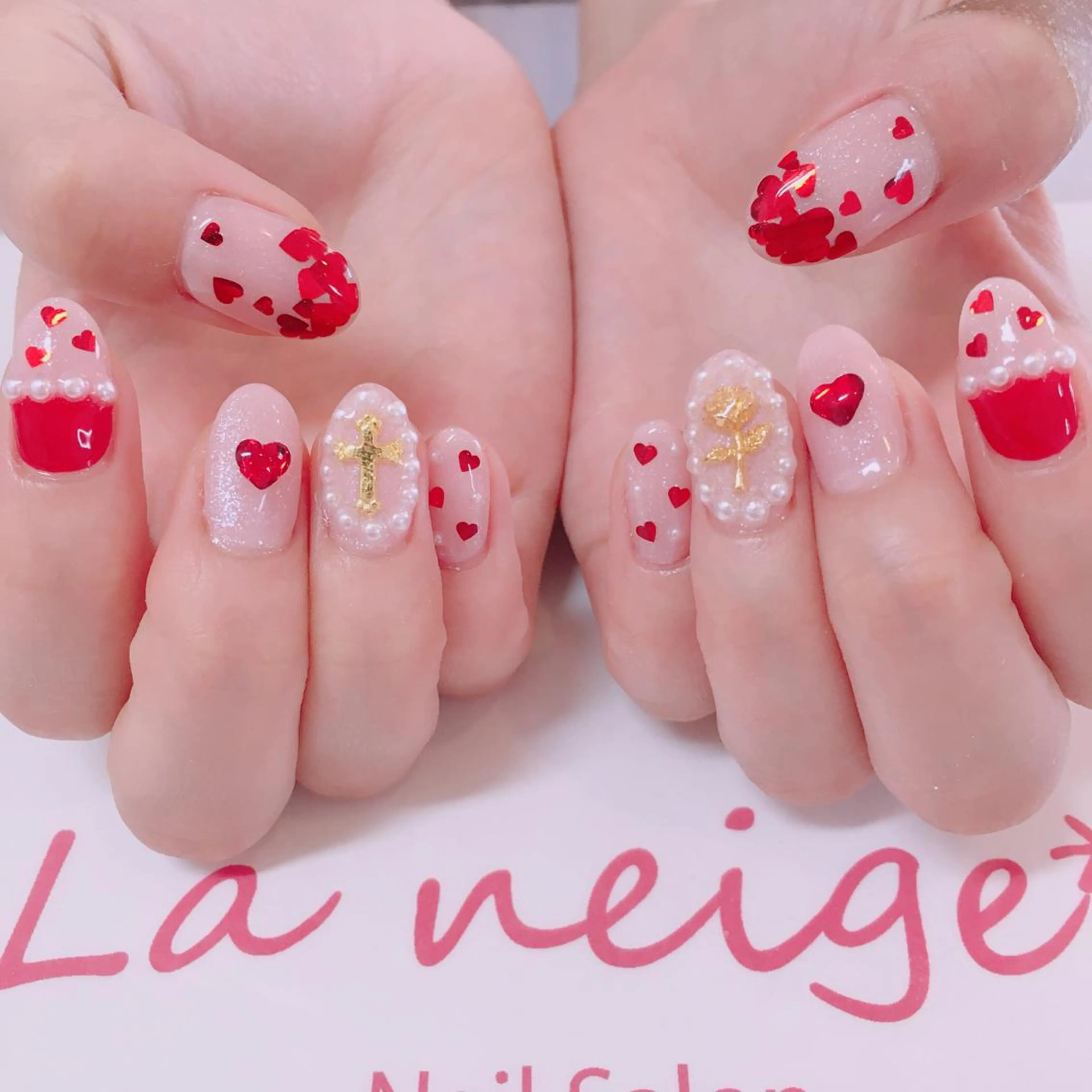ネイル La neige* yuki 🥯🍑のネイルデザイン