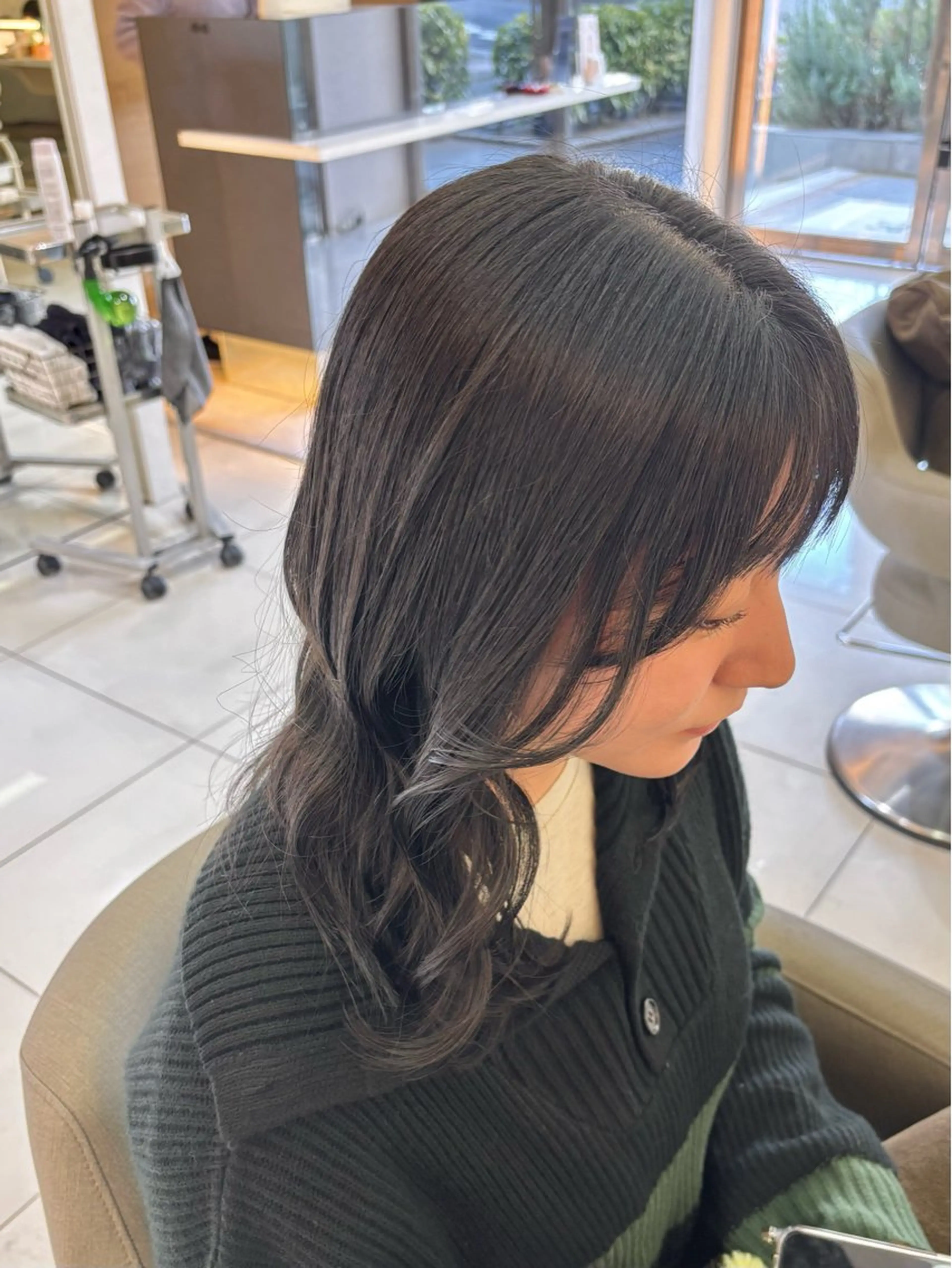 ミディアム Iris by artina 武蔵小杉店【イリス バイ アルティナ】所属・レイヤーカット/ボブ /nene🍥⋆*のヘアスタイル