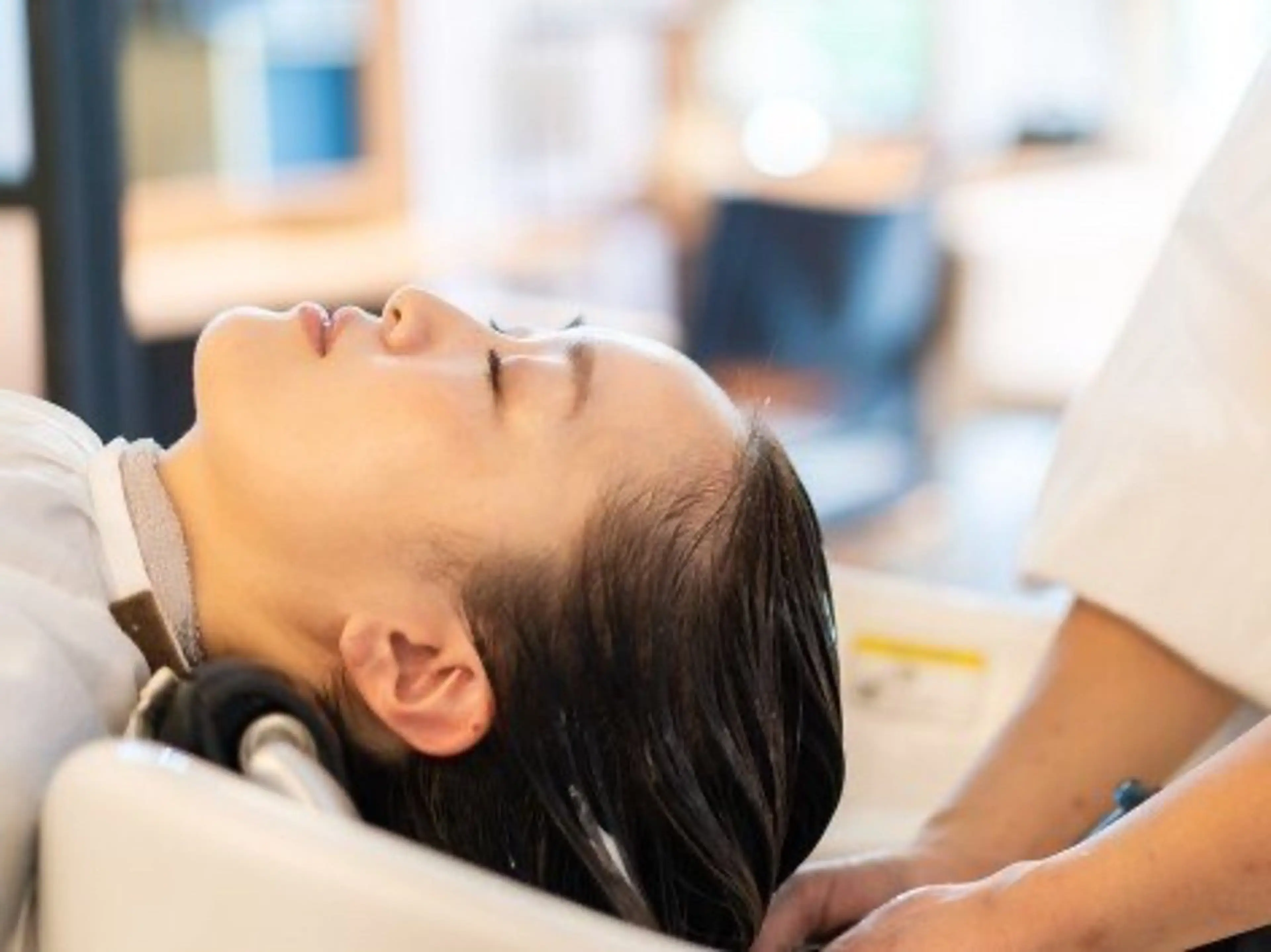 快眠ヘッドスパ はなのなのヘアスタイル