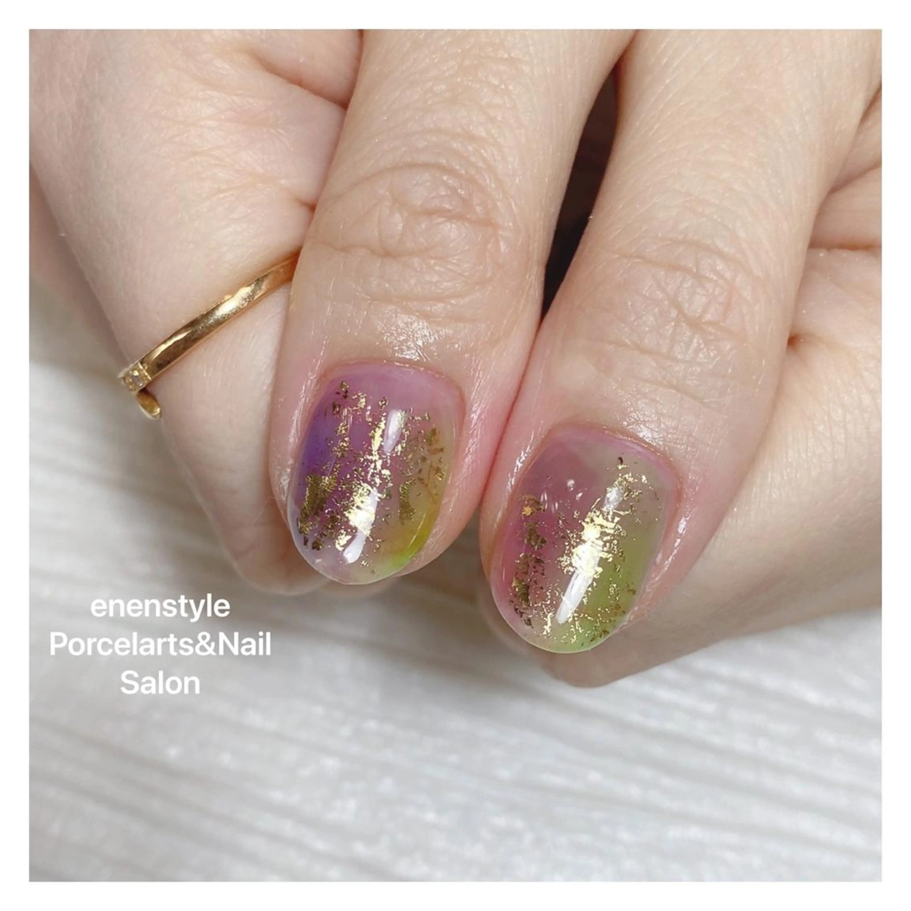 ミディアム ネイル 👑enen style👑のネイルデザイン