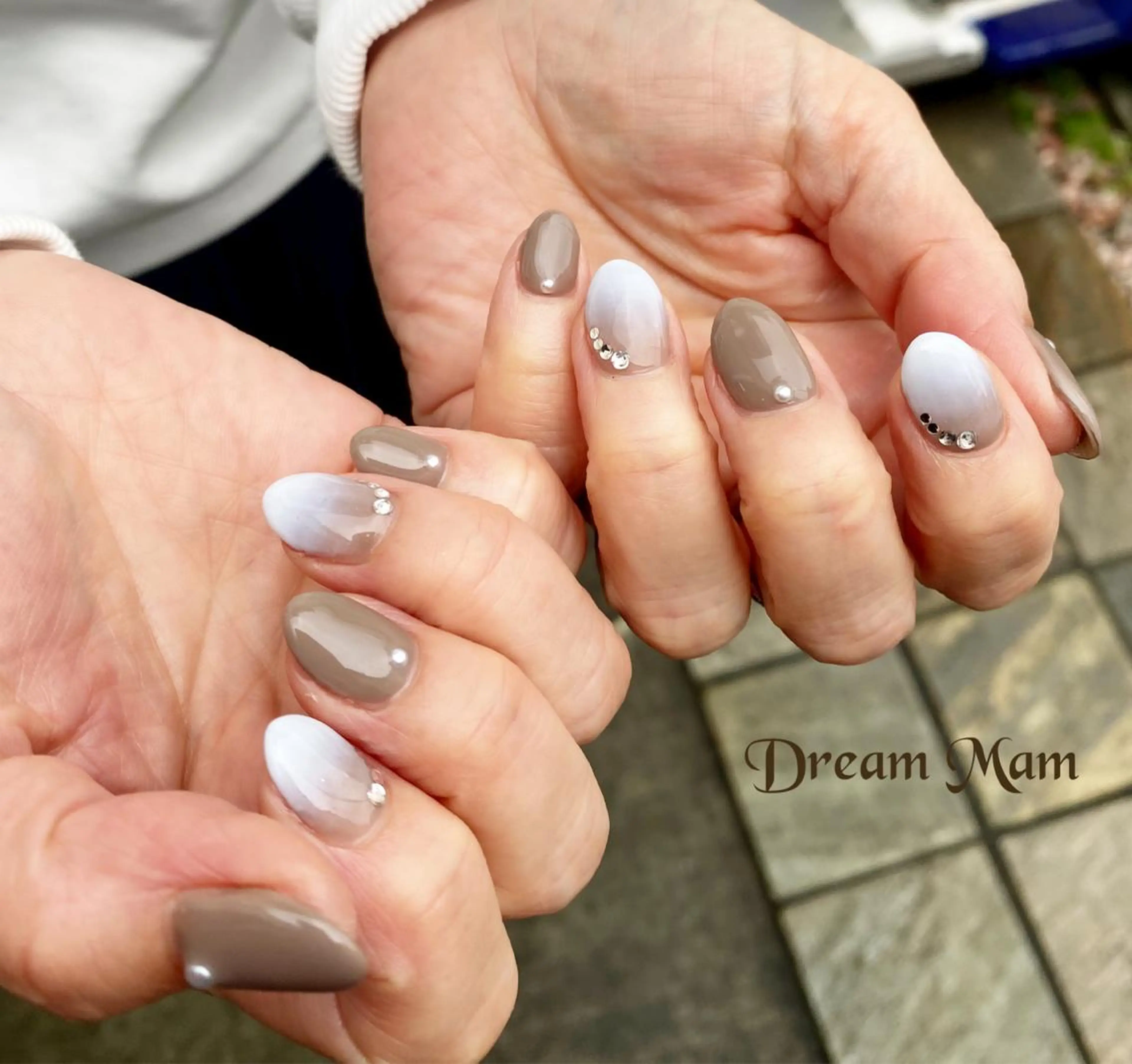 カラー ネイル フレンチネイル ジェルネイル キラキラネイル 韓国ネイル マグネットネイル Nail Salon Ｄream Mamのネイルデザイン