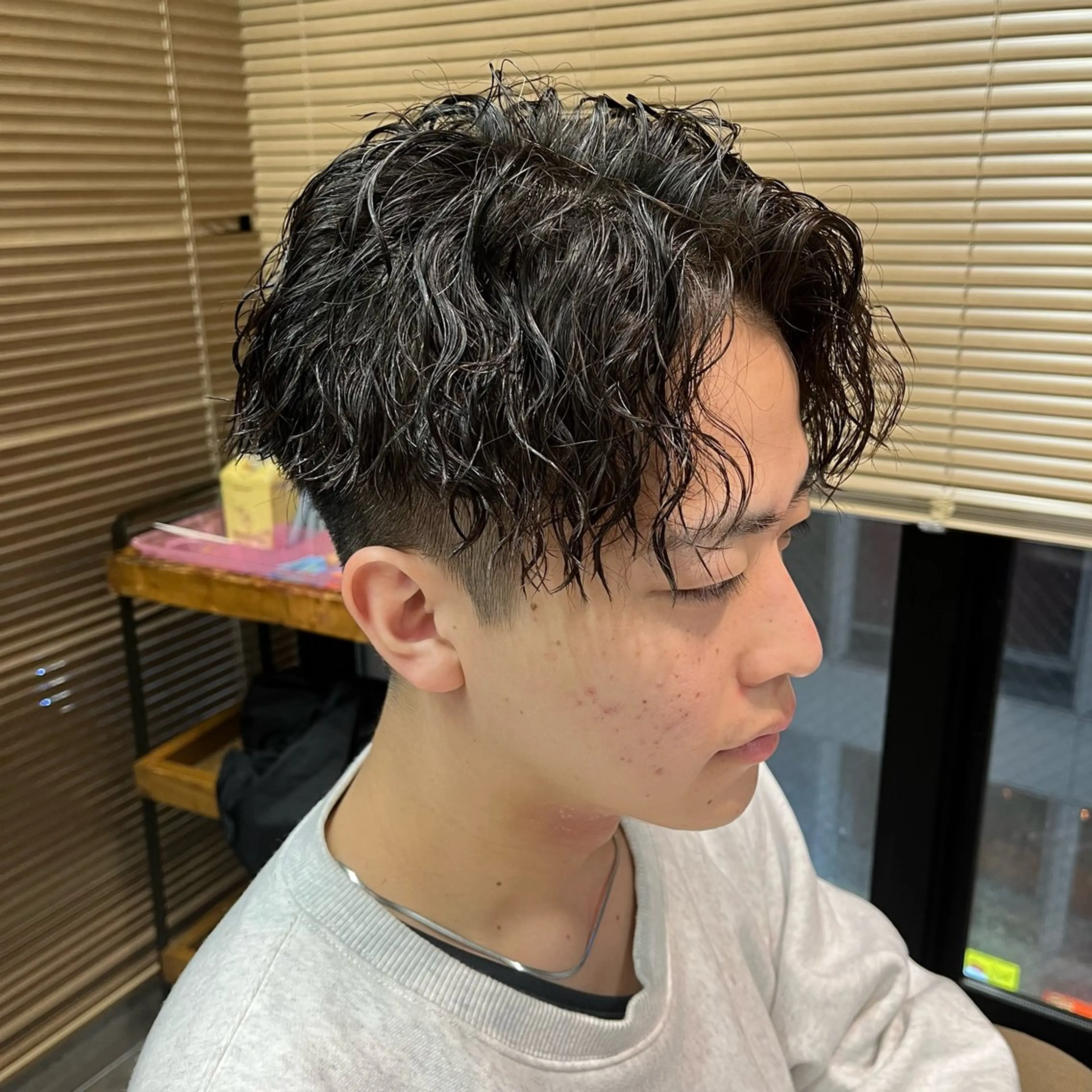 メンズ メンズカット パーマ飯野友喜のヘアスタイル
