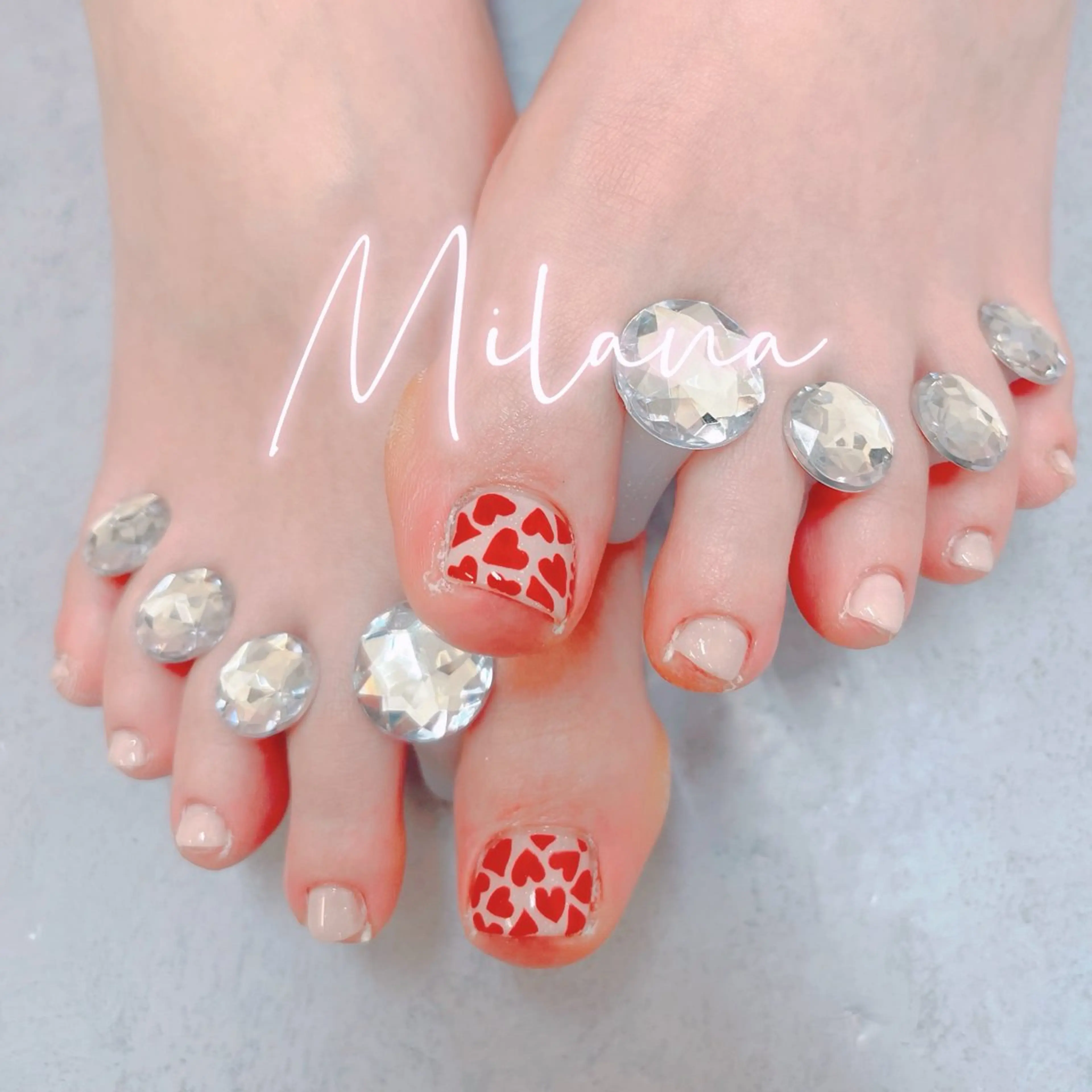 ネイル フットネイル Milana 西里のネイルデザイン