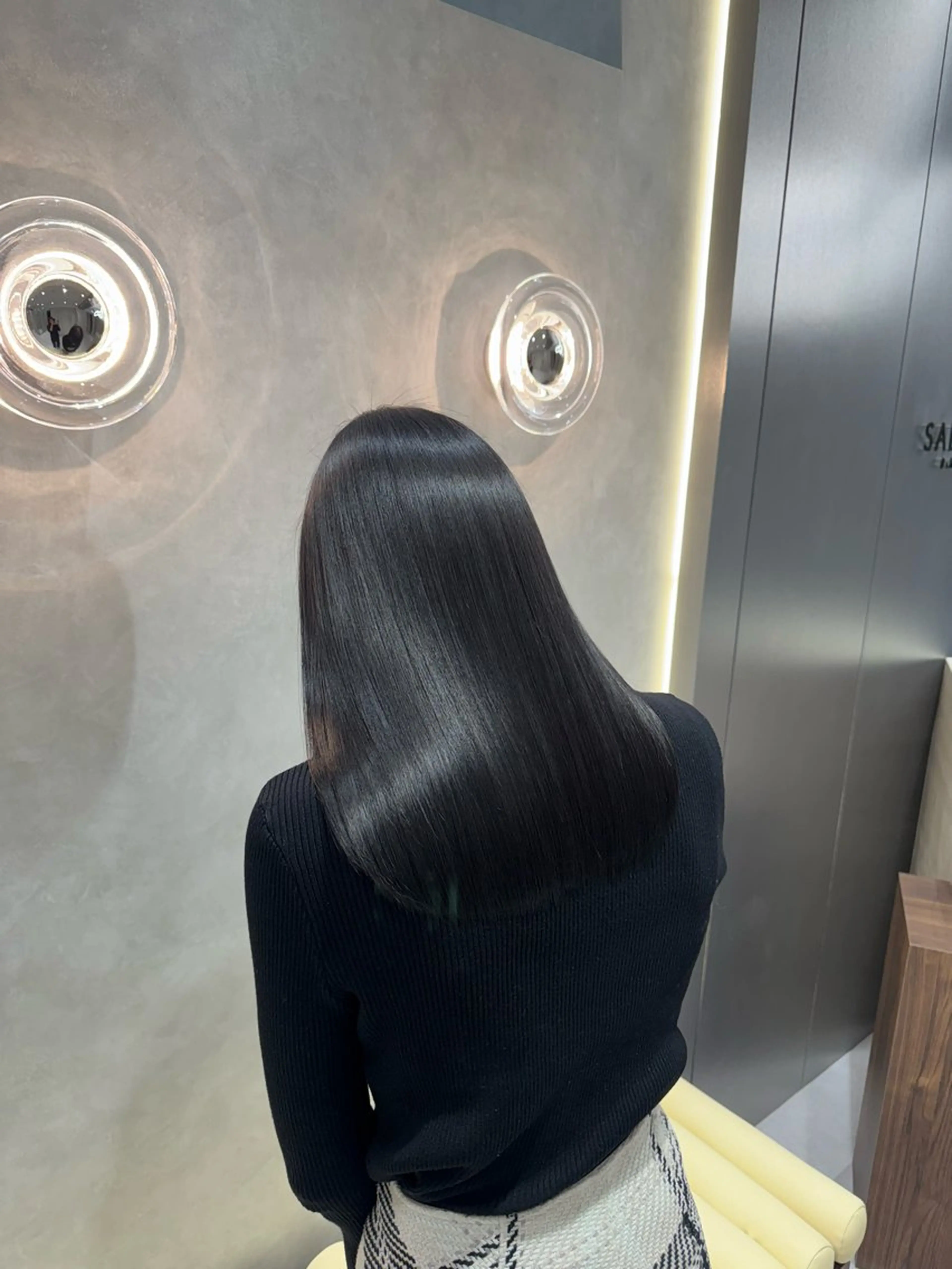 ロング 髪質改善 韓国風ヘア 縮毛矯正 SALOWIN east店6F所属・TAKUMI 【美髪特化】のヘアスタイル