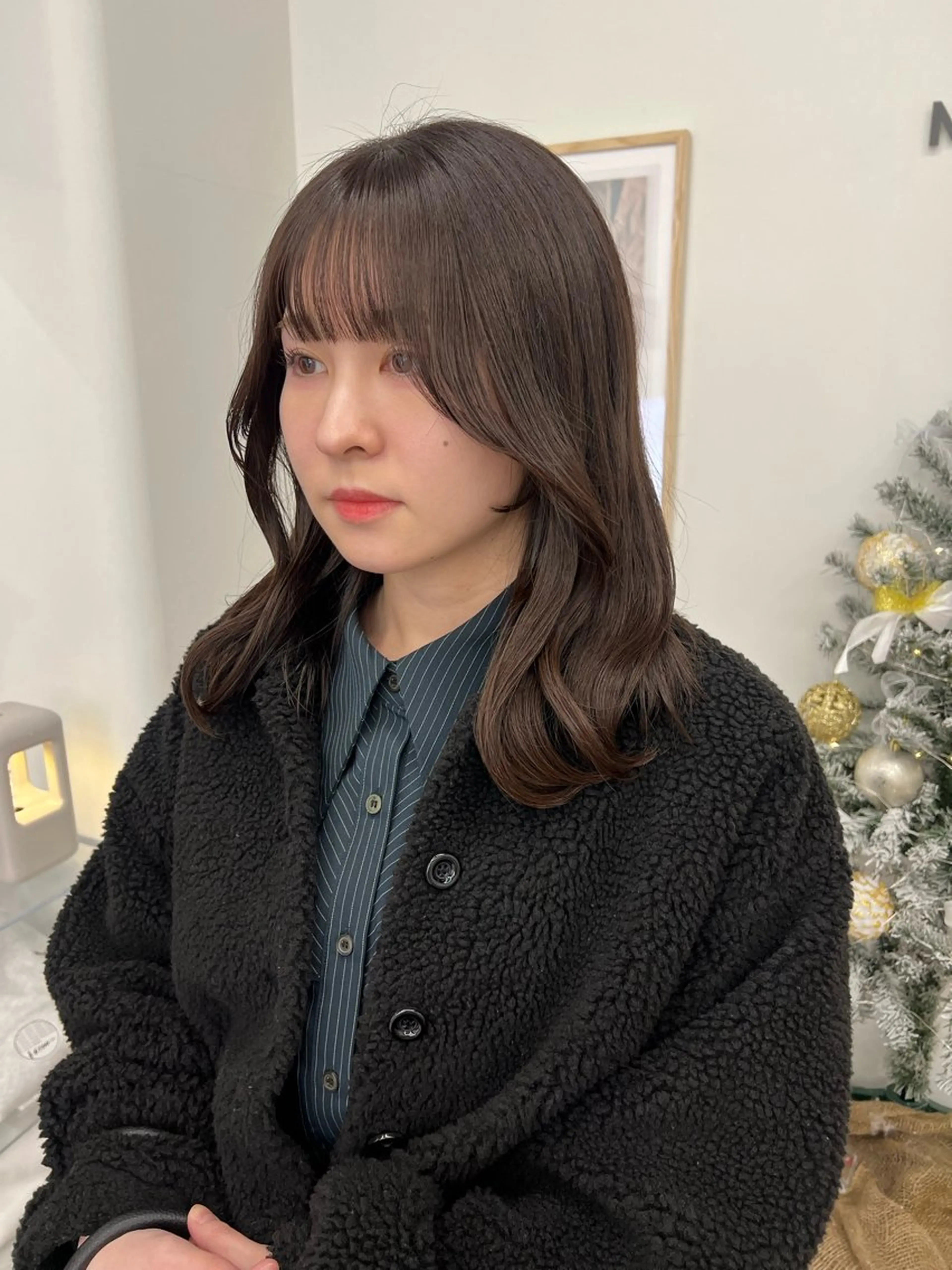 ミディアム アッシュ アッシュブラウン COAPLUS所属・透明感color特化 🪄cocoroのヘアスタイル